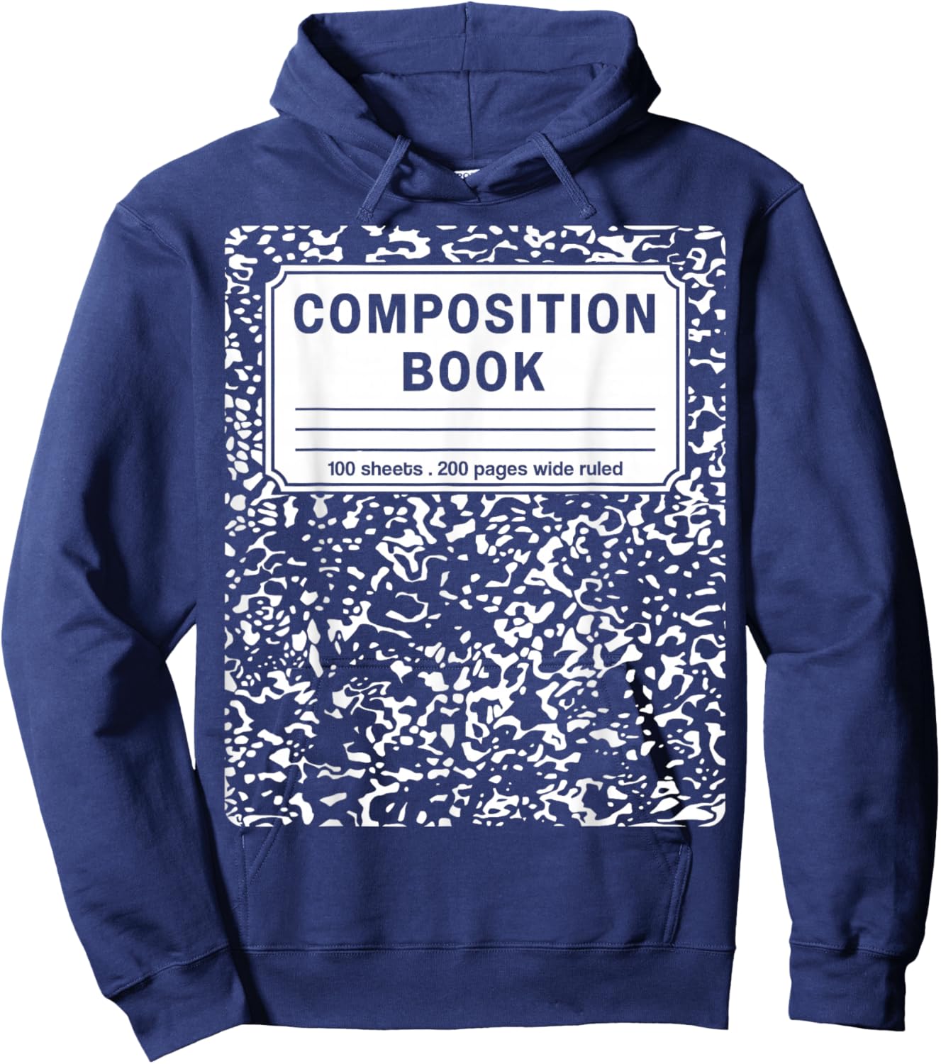 Composition Book Notebook Teachers Matching group Halloween Hoodie - Hoodie | Navy