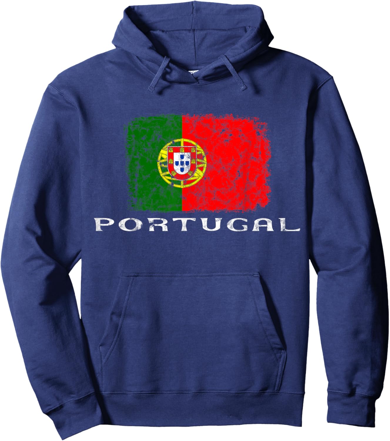 Portugal Flag, Portugal Travel, Portugal Vacation, Portugal Hoodie - Hoodie | Navy