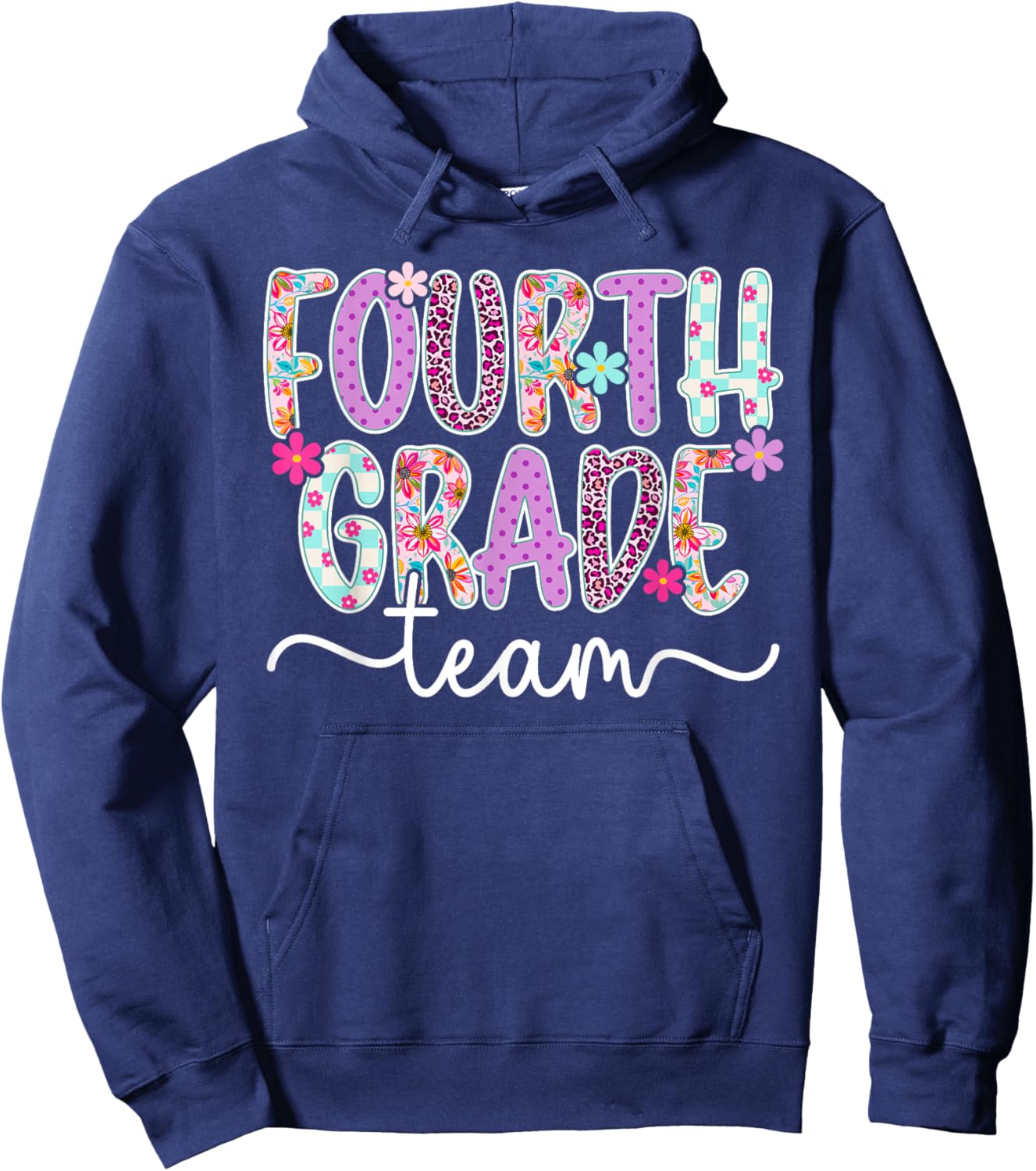 Fourth Grade Team 4th Grade Teacher Fourth Grade Teacher Hoodie - Hoodie | Navy