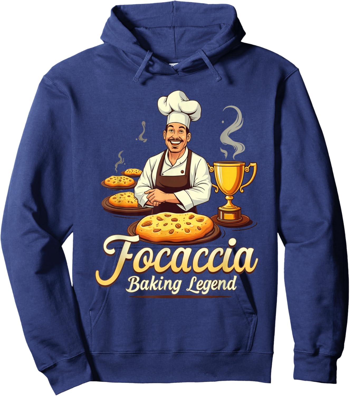 Focaccia Baking Legend Hoodie - Hoodie | Navy