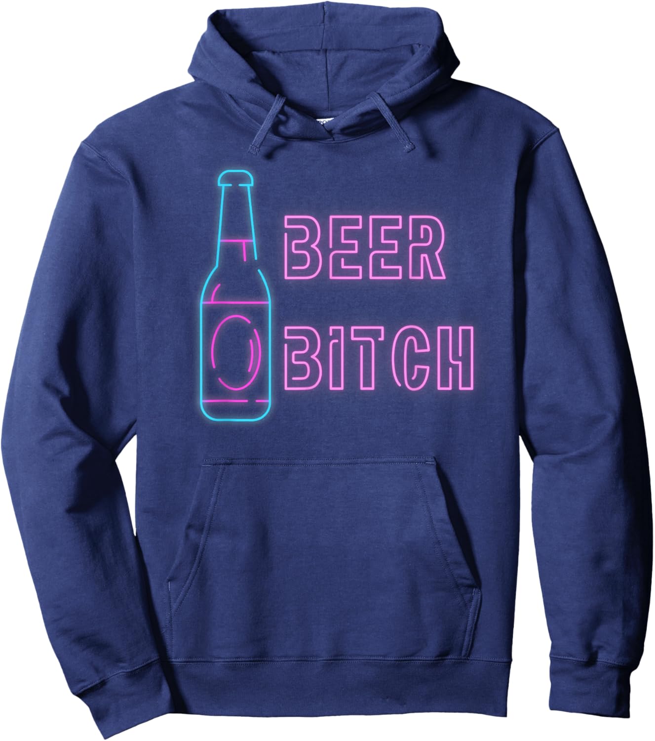 Beer Bitch Golf Girl Drink Girl Hoodie - Hoodie | Navy