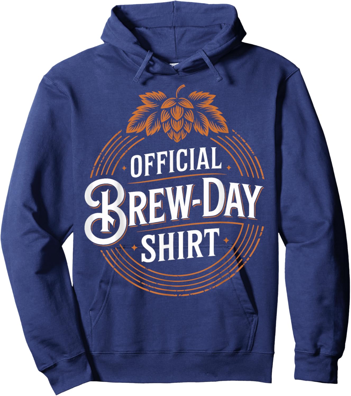 Homebrew Beer Brewer Vintage Brew-Day Hoodie - Hoodie | Navy