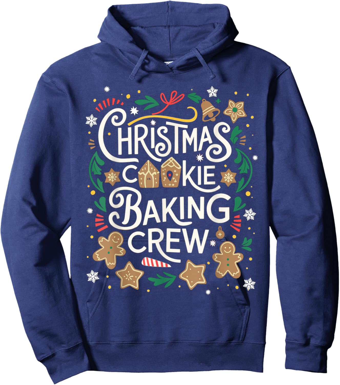 Christmas Cookie Baking Crew Family Christmas X-Mas Hoodie - Hoodie | Navy