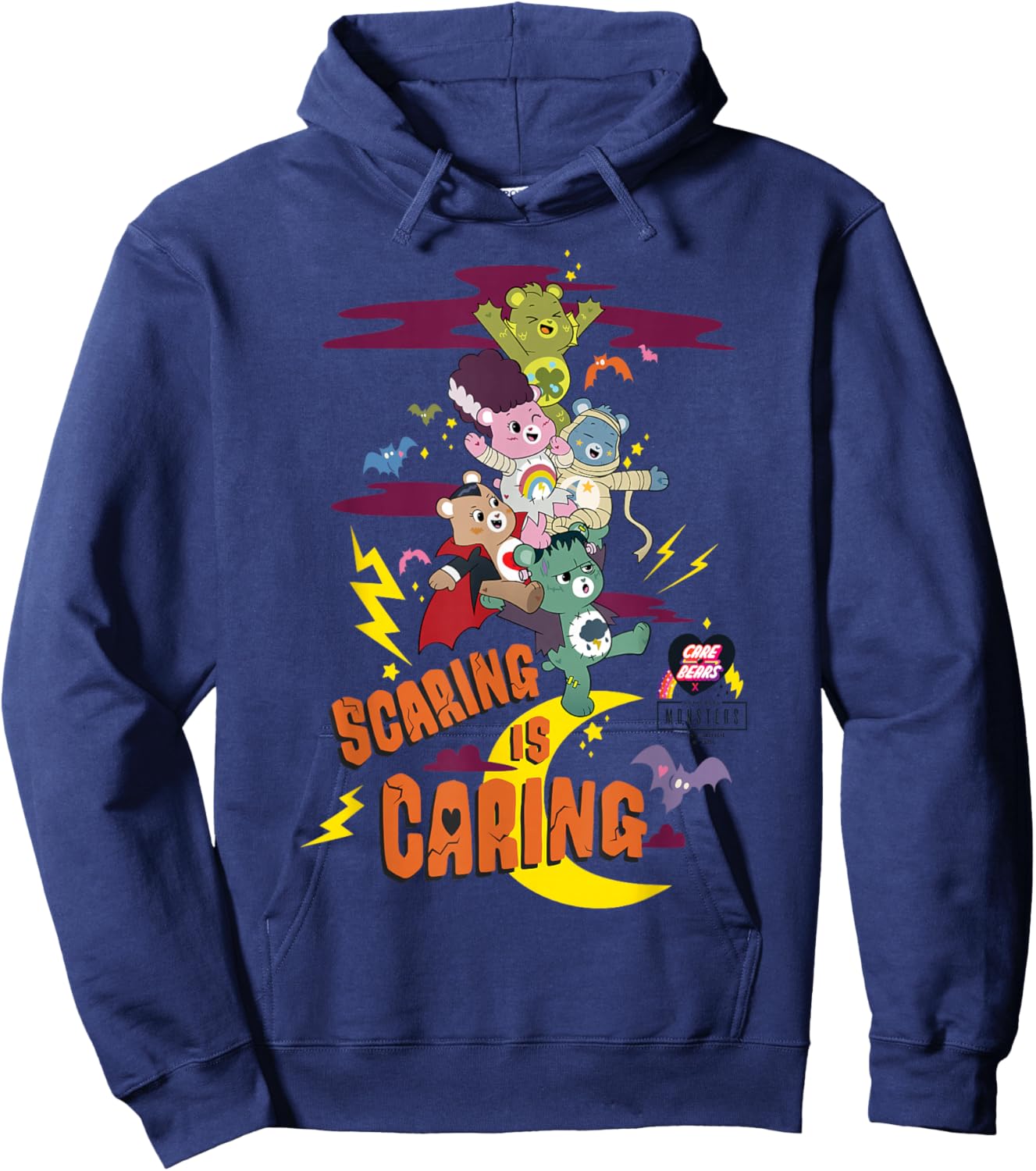 Care Bears x Universal Monsters Scaring is Caring Hoodie - Hoodie | Navy