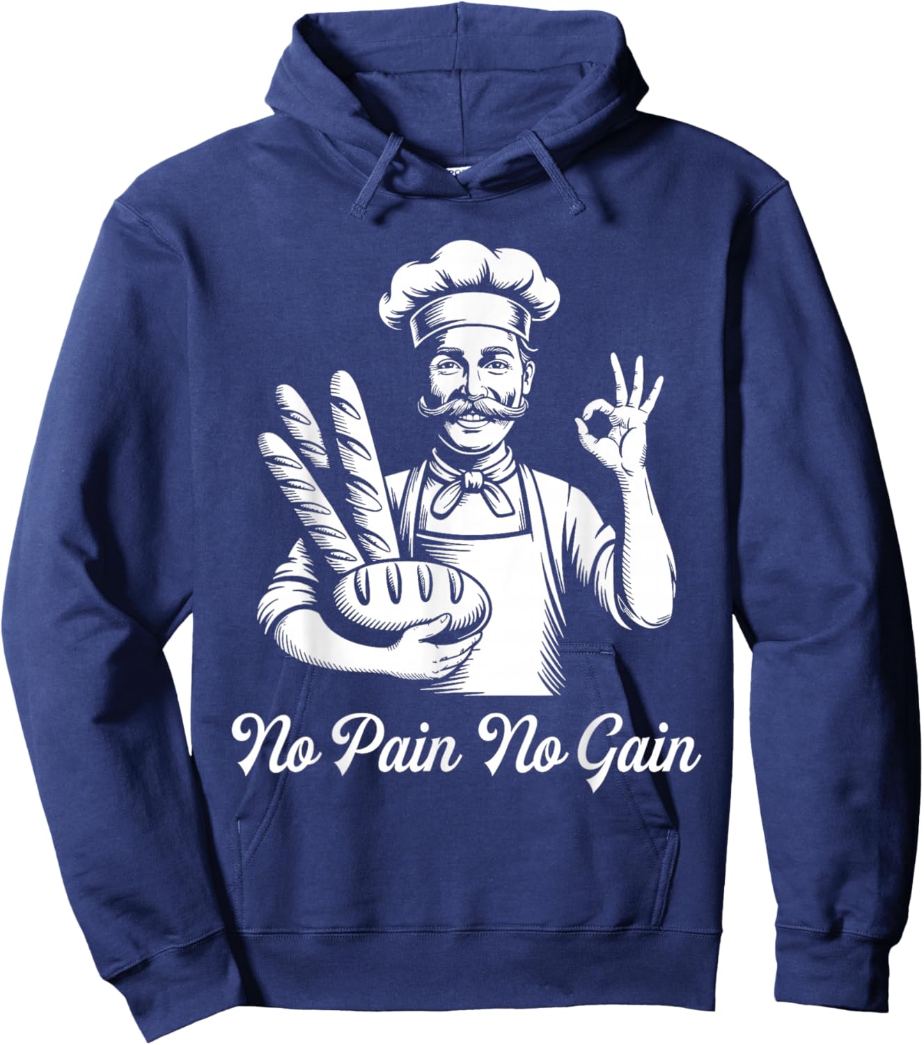 Bread Bakery Humor Baker Hoodie - Hoodie | Navy