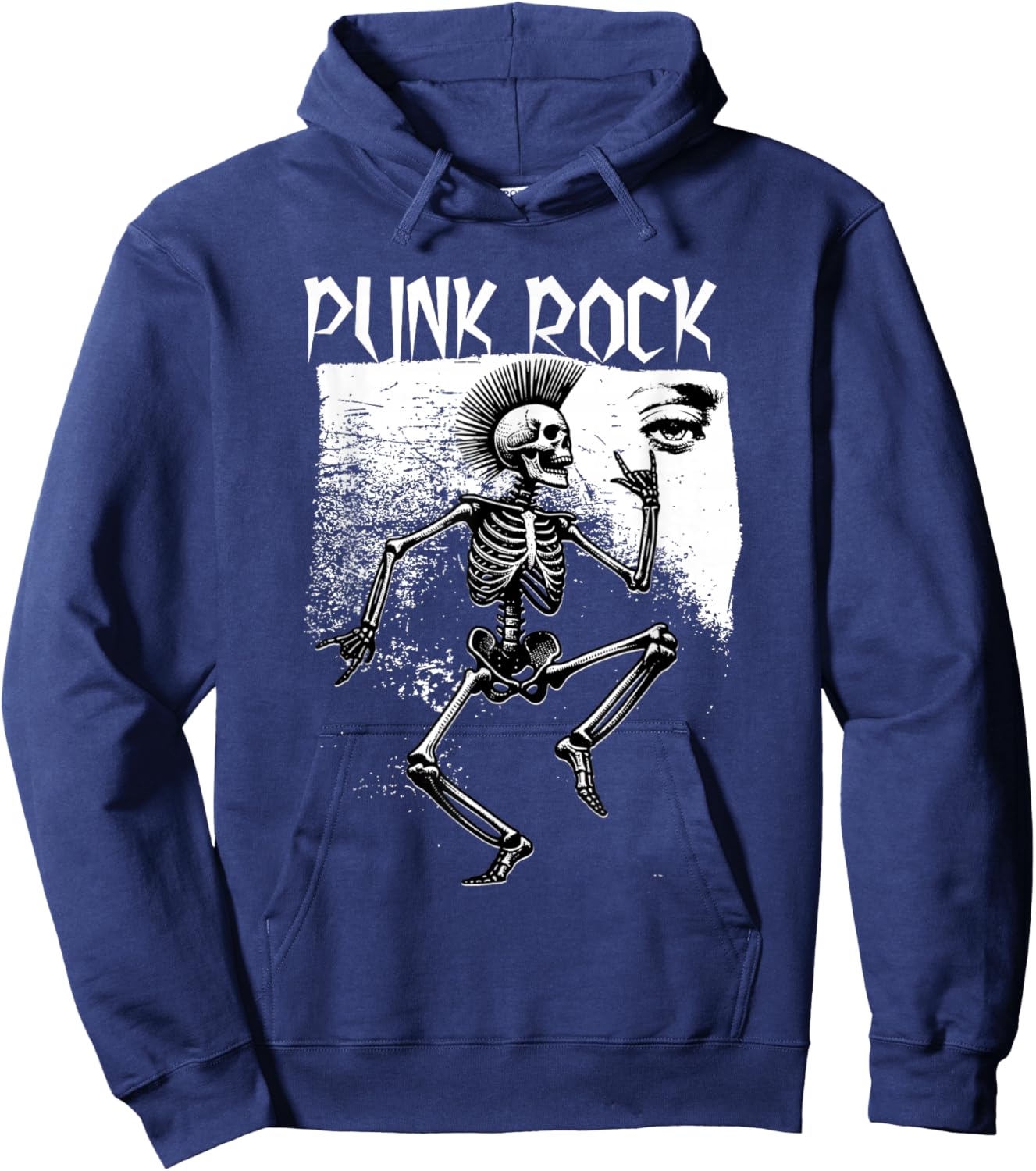 Music Punk Rock Festival Hoodie - Hoodie | Navy