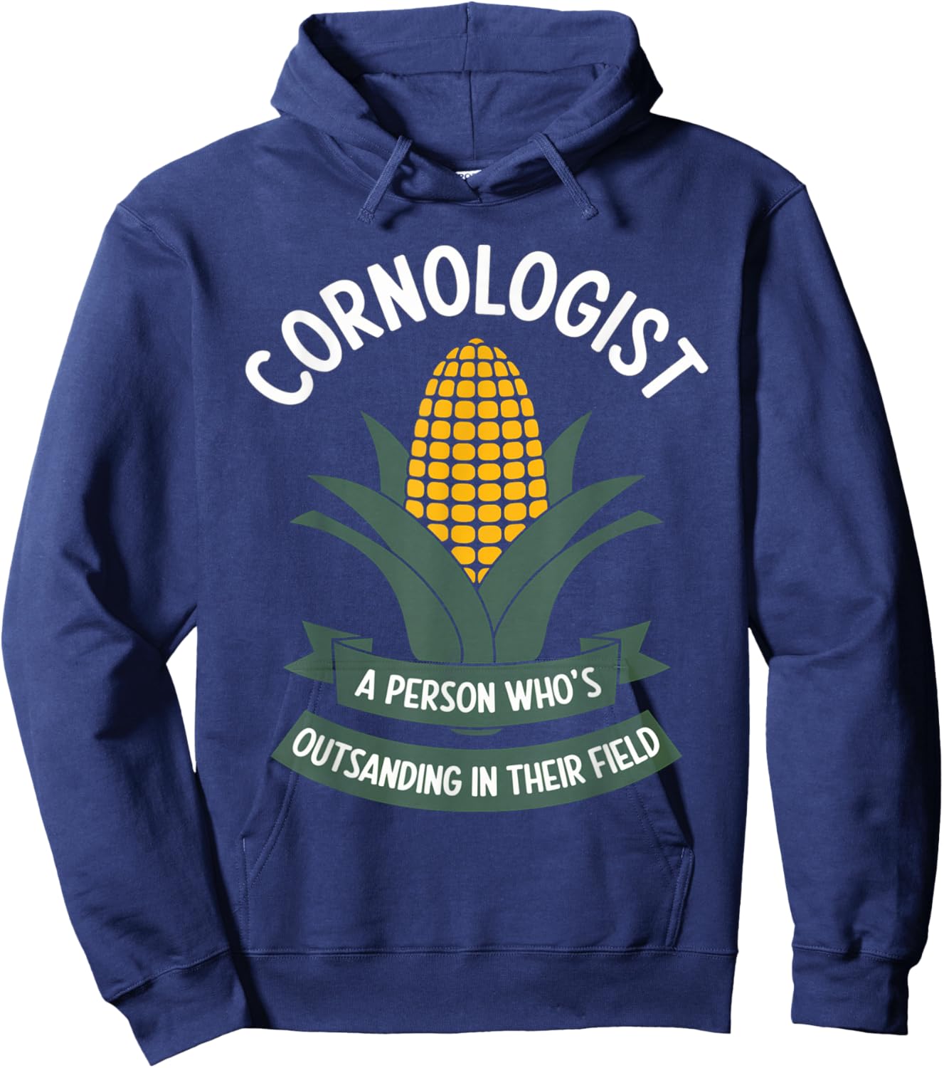 Funny Farming Saying Cornologist Definition Corn Farmer Men Hoodie - Hoodie | Navy