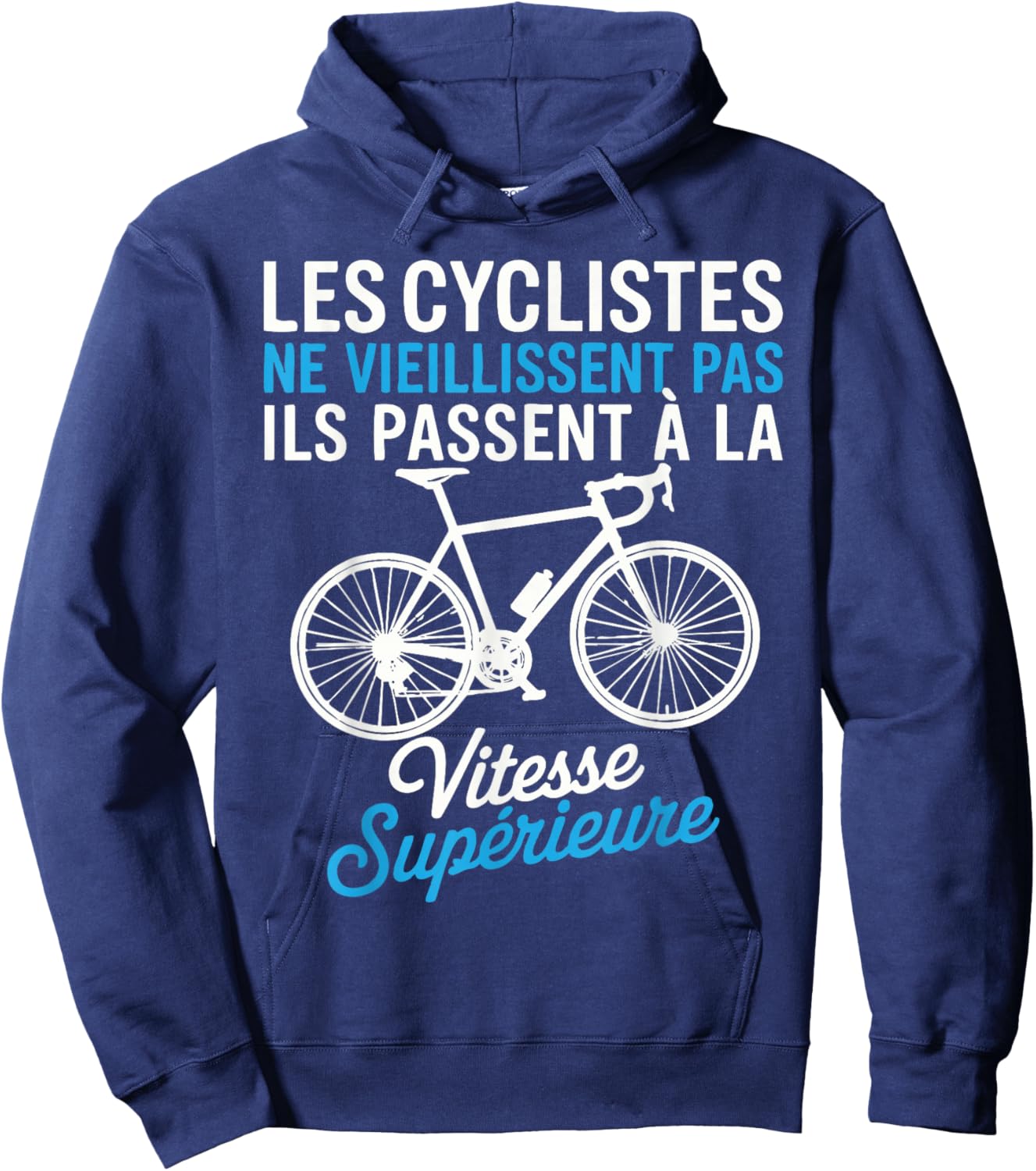 Bicycle Cycling Cyclists Do Not Age Bike Hoodie - Hoodie | Navy