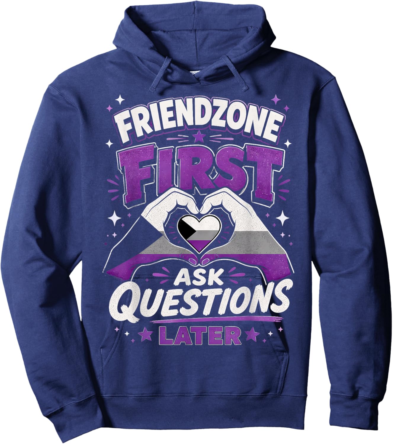 Lustig Demisexuell Hoodie - Hoodie | Navy