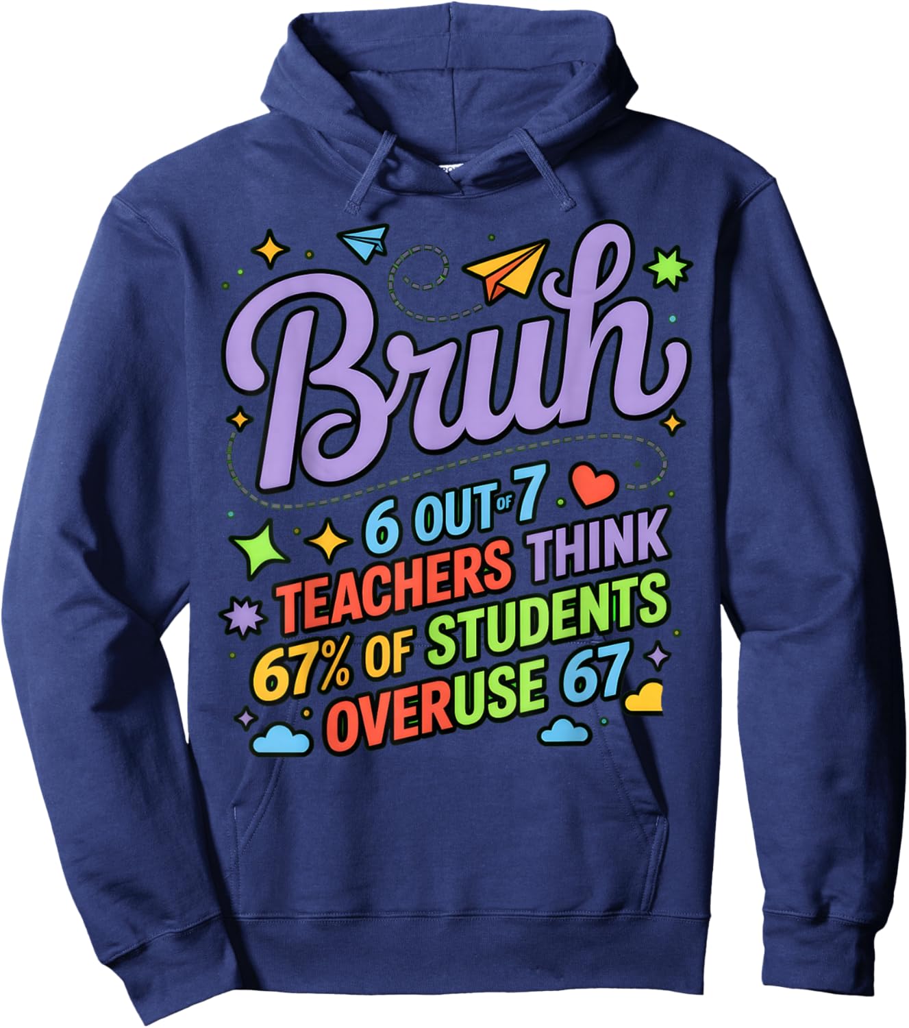 Back to S Hoodie - Hoodie | Navy
