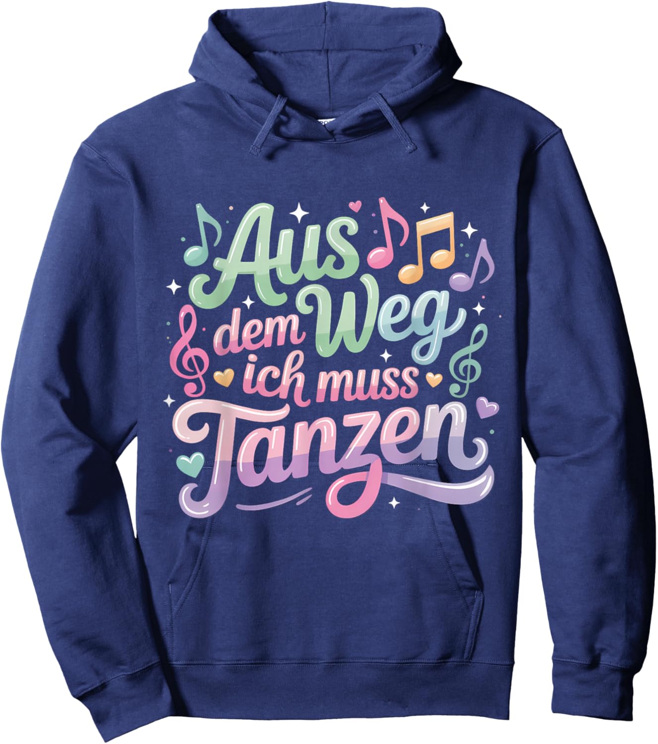 Aus Dem Weg Ich Muss Tanzen Hoodie - Hoodie | Navy