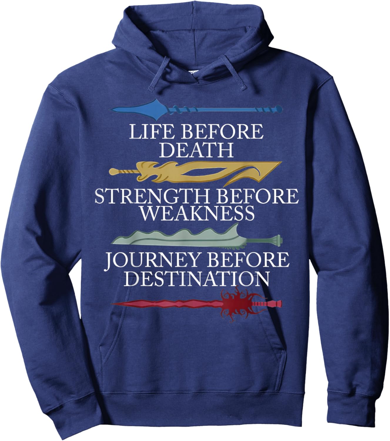Life Before Death Strength Before Weakness Journey Hoodie - Hoodie | Navy