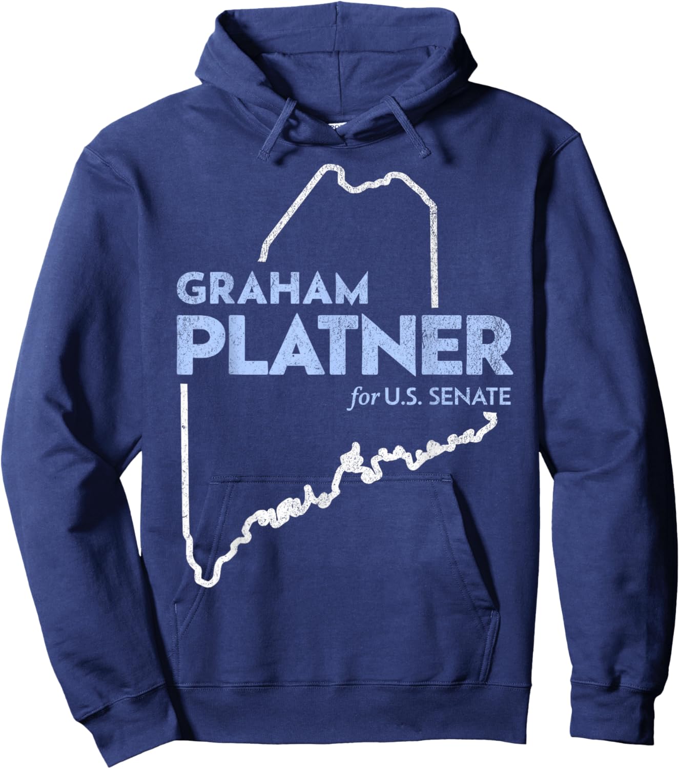 Graham Platner for Senate 2026 Hoodie - Hoodie | Navy