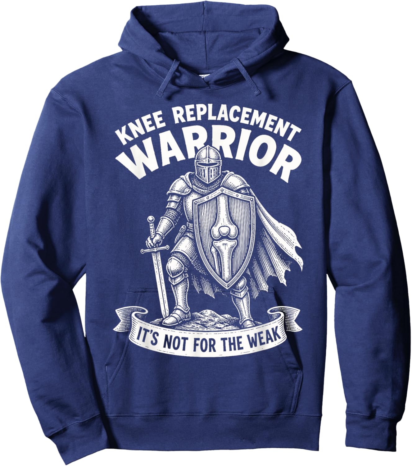 Knee Replacement Recovery Knee Surgery Recovery Hoodie - Hoodie | Navy