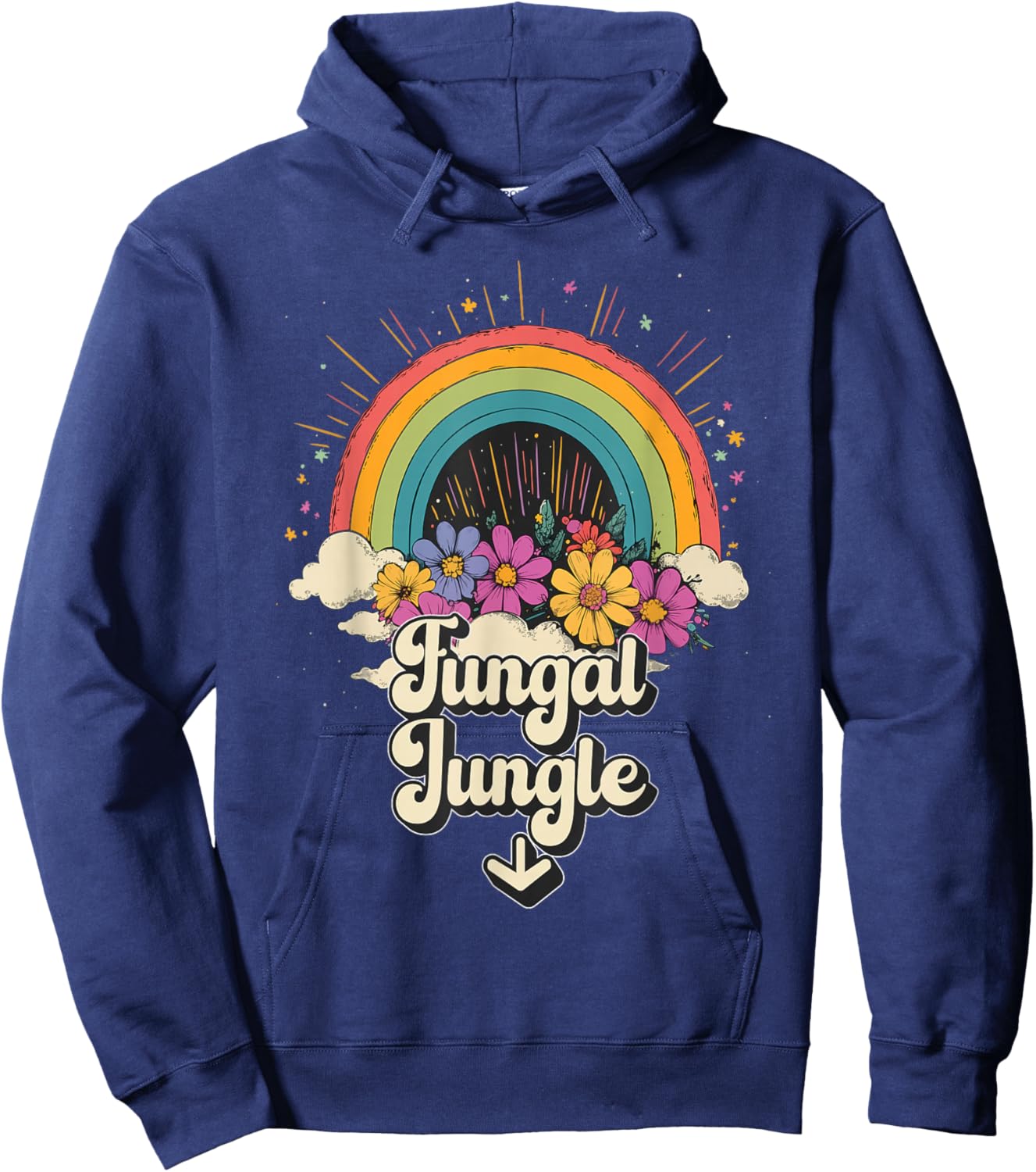 Inappropriate Fungal Jungle Embarrassing Adult Humor Hoodie - Hoodie | Navy