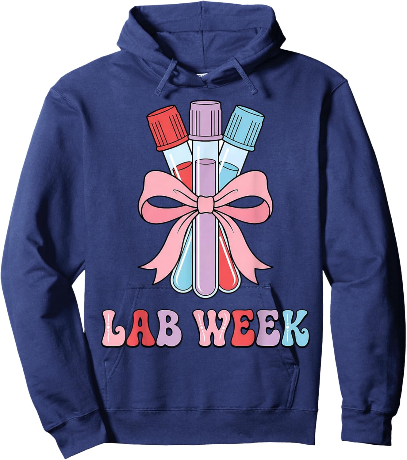 Phlebotomist Lab Squad Lab Week 2026 Phlebotomy Hoodie - Hoodie | Navy