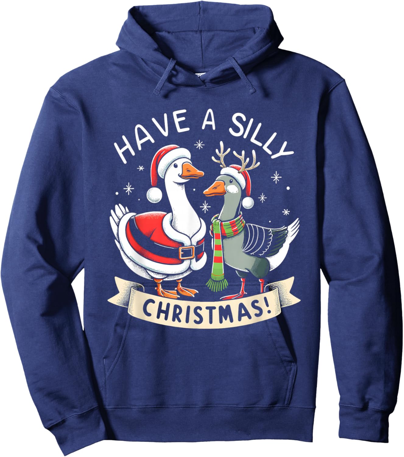 Silly Goose Christmas Sweater Silly Goose Shirt Silly Goose Hoodie - Hoodie | Navy