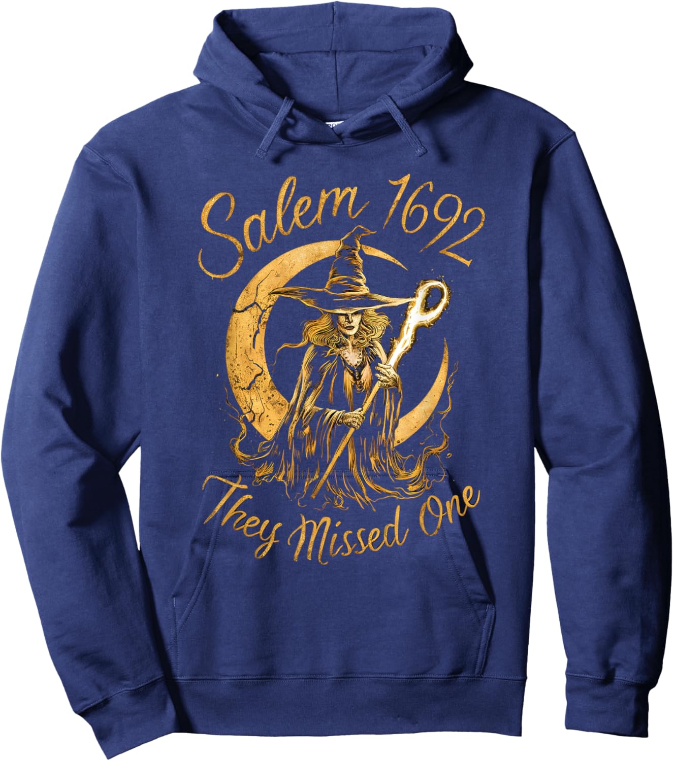 Salem 1692 They Missed One Witch Halloween Hoodie - Hoodie | Navy