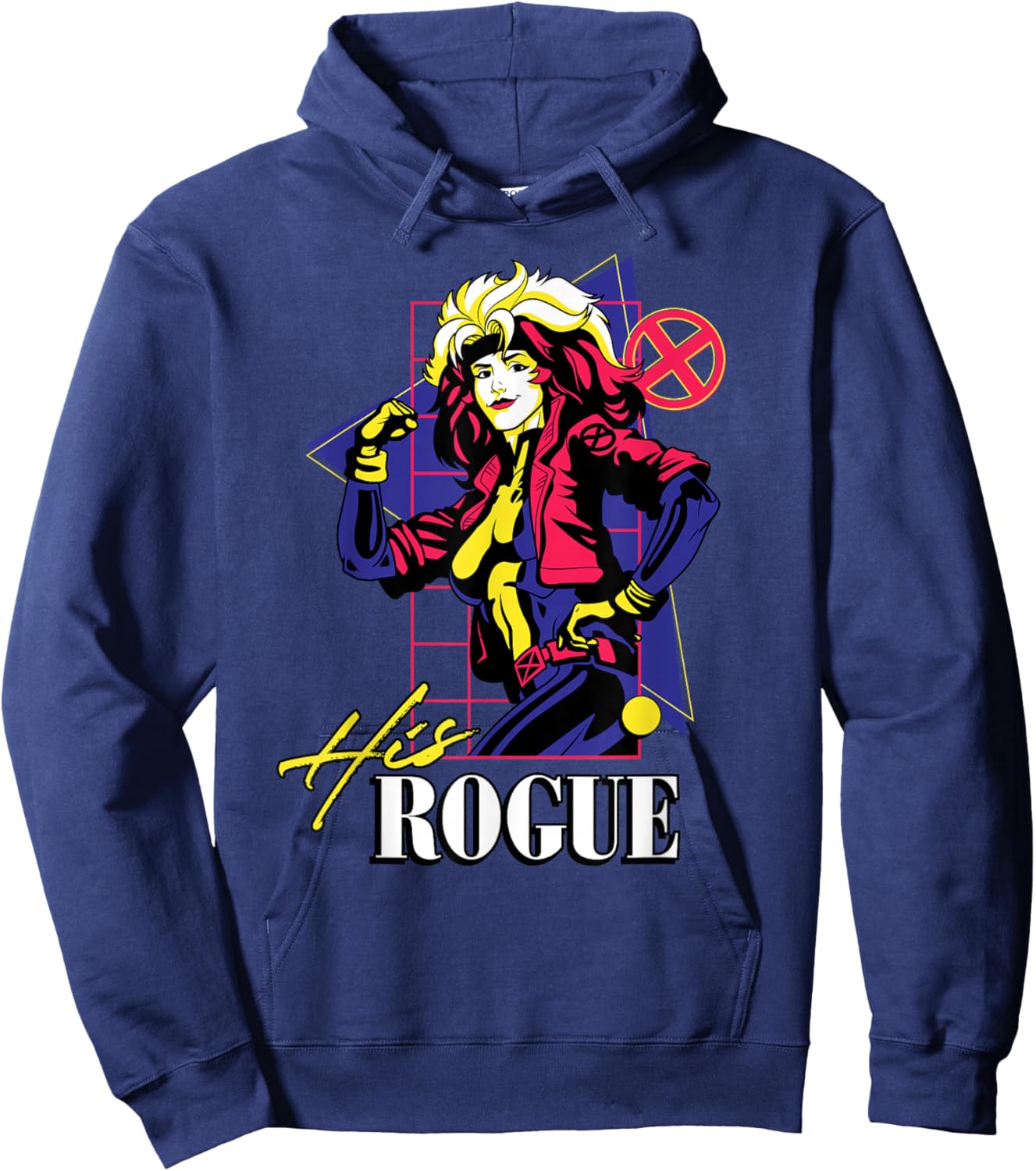 Marvel Super Heroes X-Men Couples Matching His Rogue Hoodie - Hoodie | Navy