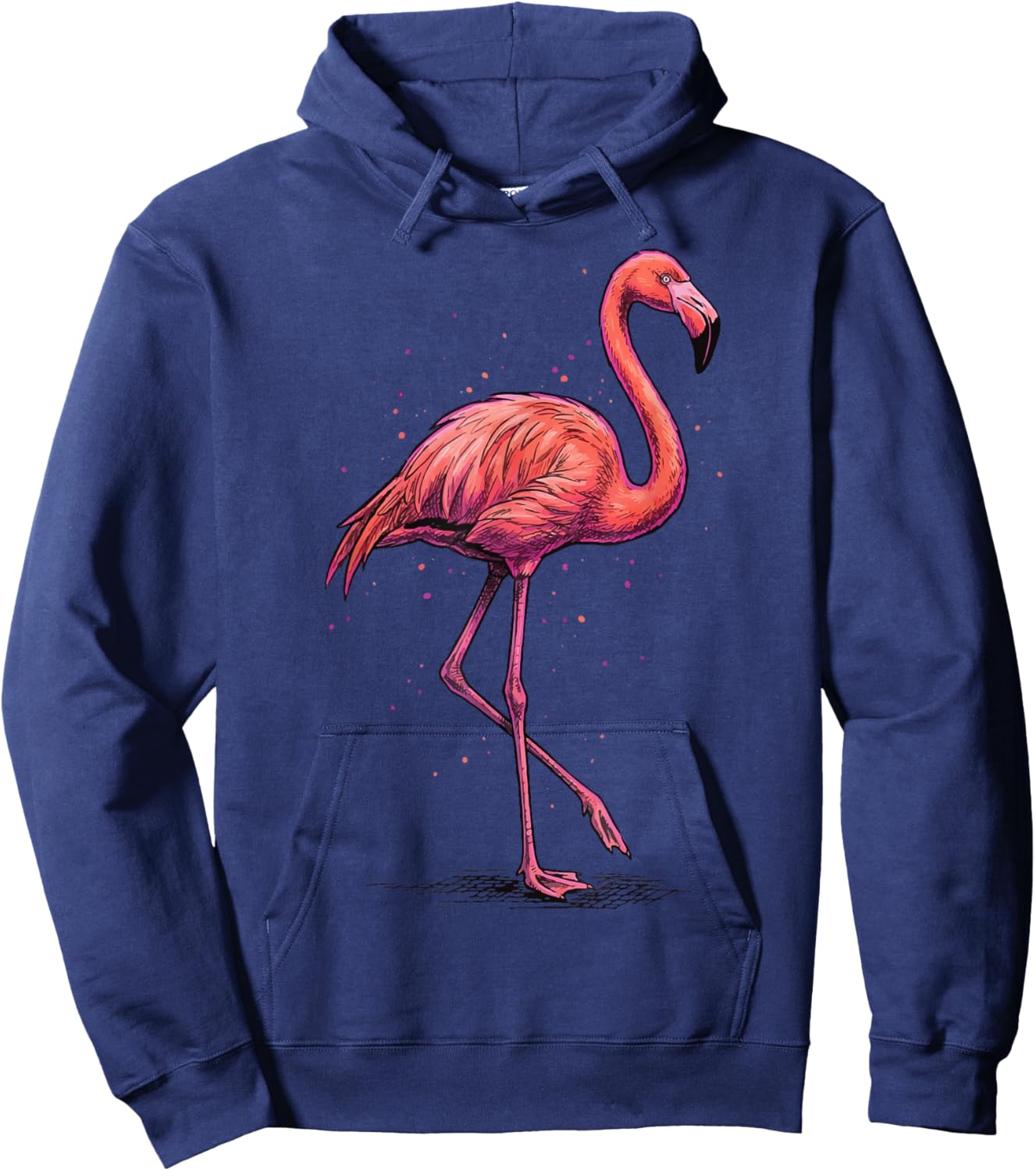 Flamingo Pink Animal Bird Summer Hoodie - Hoodie | Navy