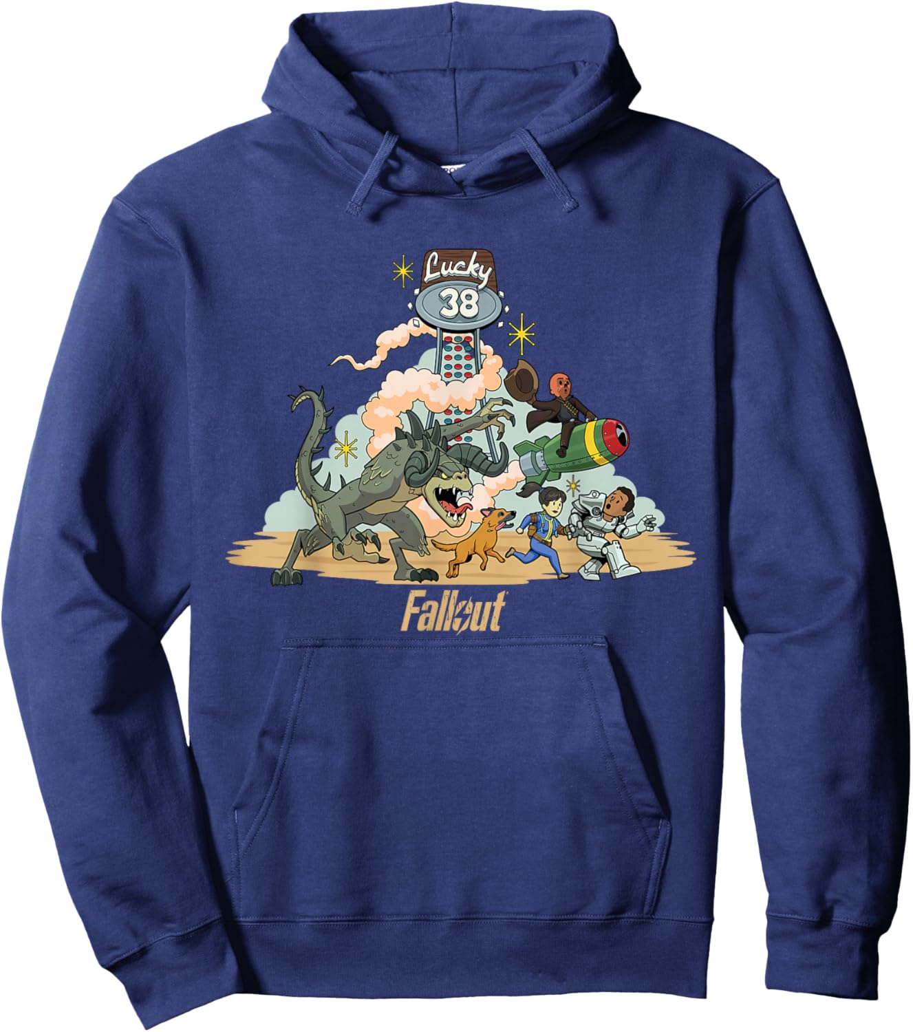 Fallout - New Vegas Hoodie - Hoodie | Navy