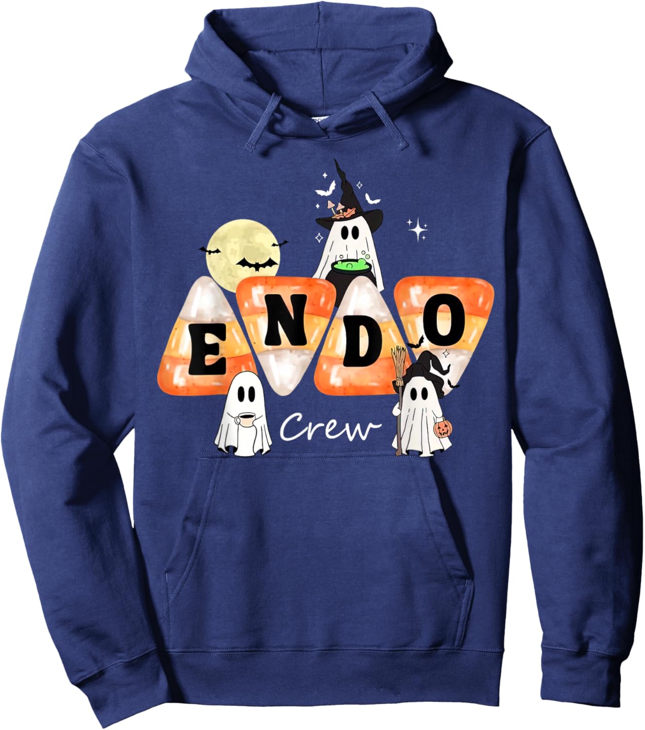 Endo Crew Endoscopy Nurse GI Colonoscopy Colon Halloween Hoodie - Hoodie | Navy