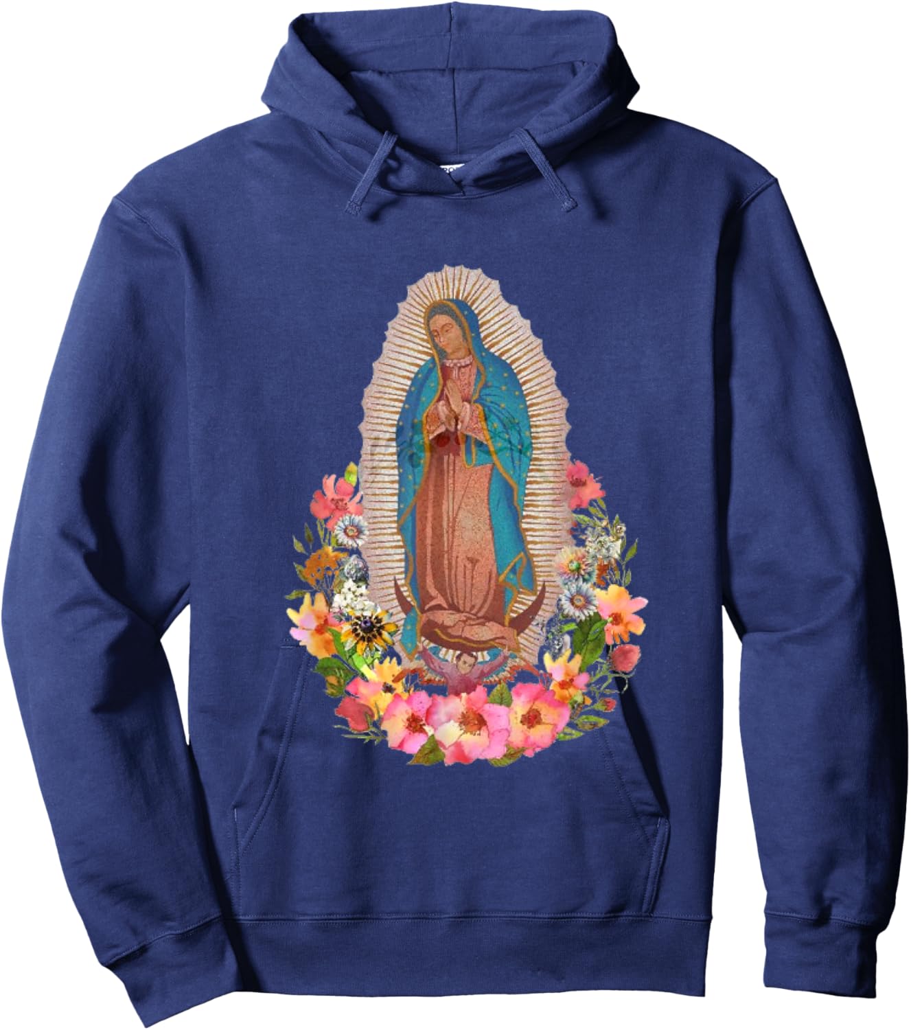 Virgen de Guadalupe Hoodie - Hoodie | Navy