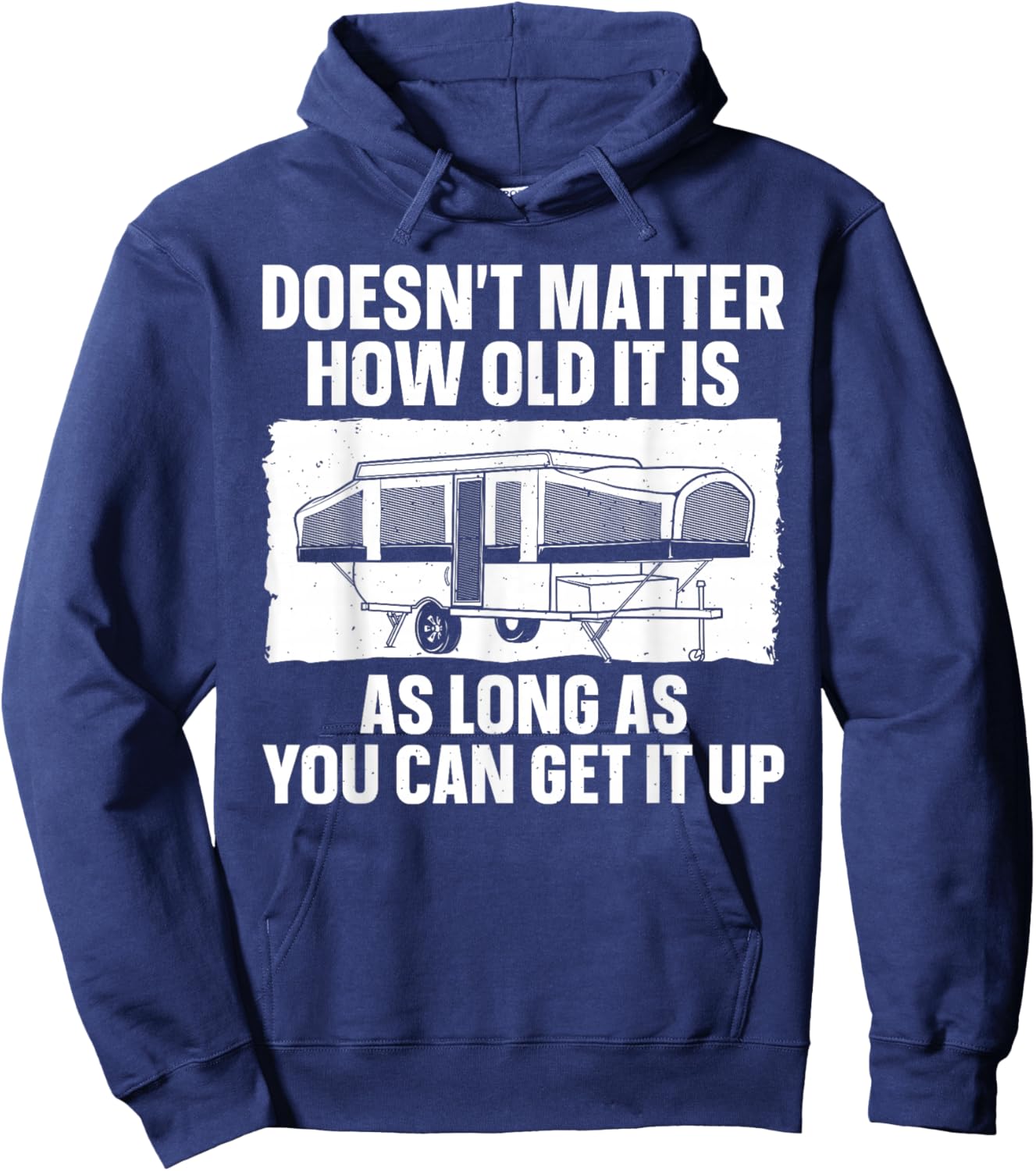 Best Pop Up Camper Art Women Pop Up Trailer Camping Hoodie - Hoodie | Navy