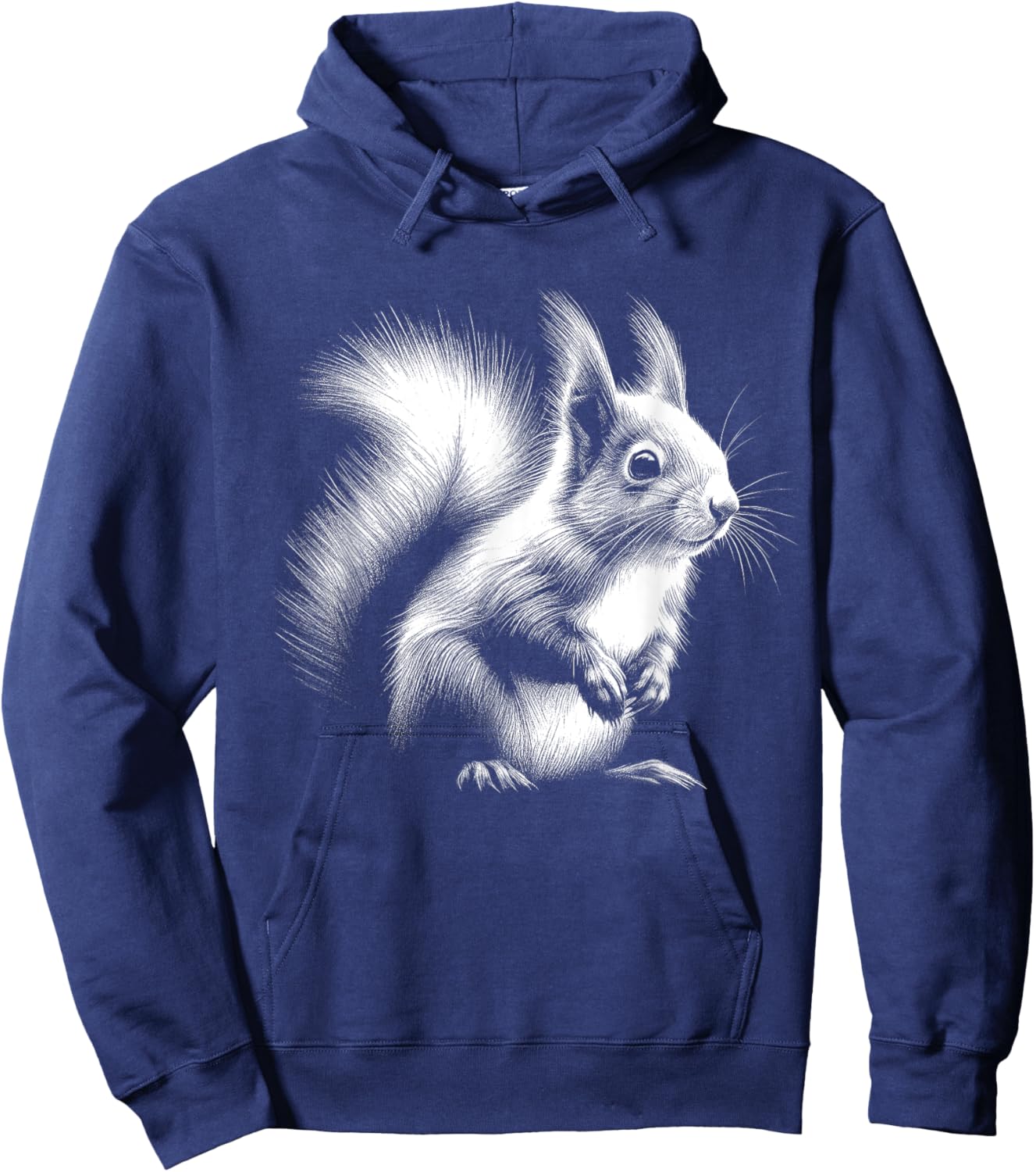 Squirrel Lover Art Design Hoodie - Hoodie | Navy