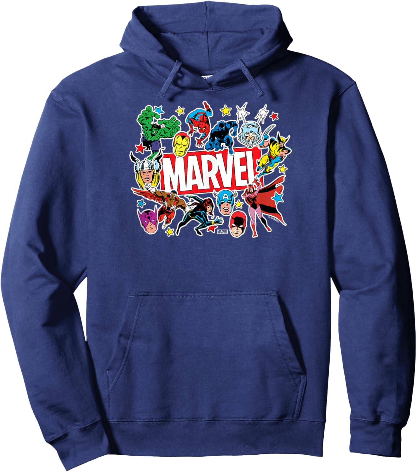 Marvel - Sticker Collage Hoodie - Hoodie | Navy