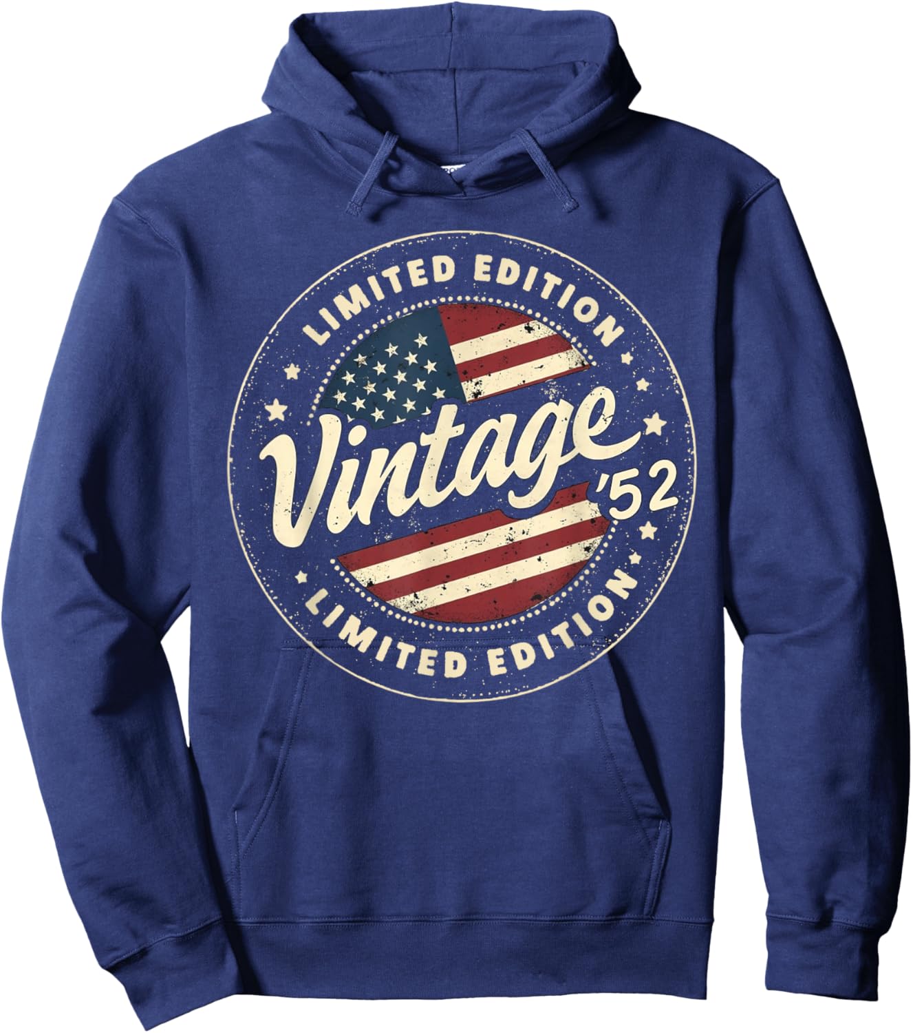 Vintage 73 birthday men Born 1952 73 years old Bday Hoodie - Hoodie | Navy