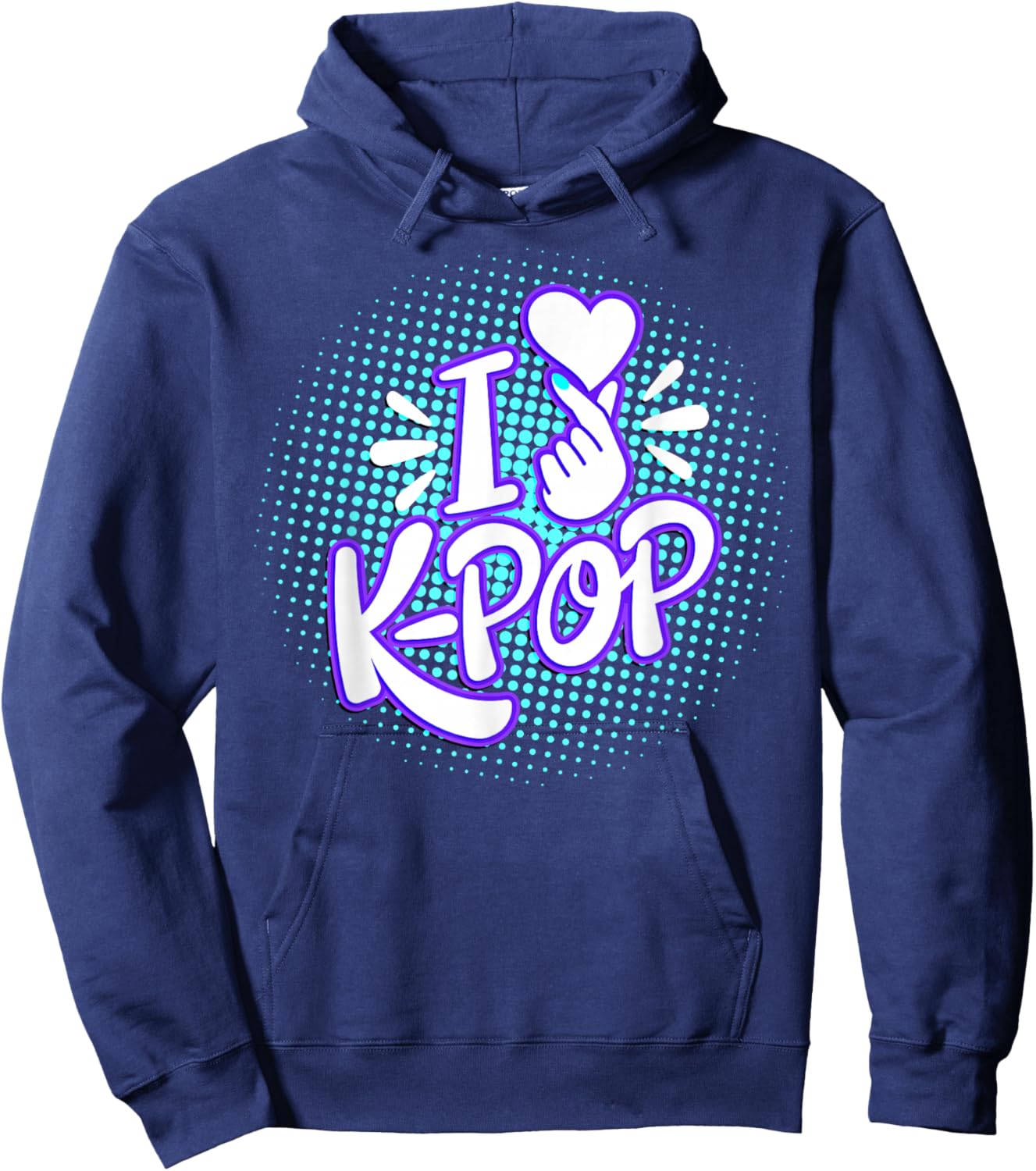 Musique K-Pop pour Femmes et Adolescentes Hoodie - Hoodie | Navy