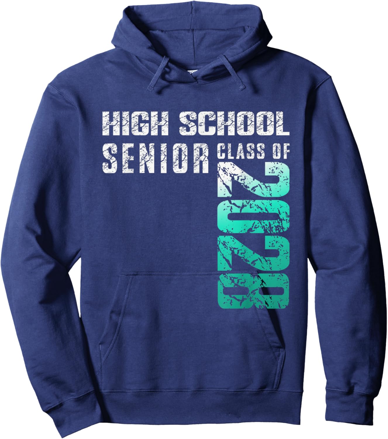 High School Senior Class of 2028 Graduation Hoodie - Hoodie | Navy
