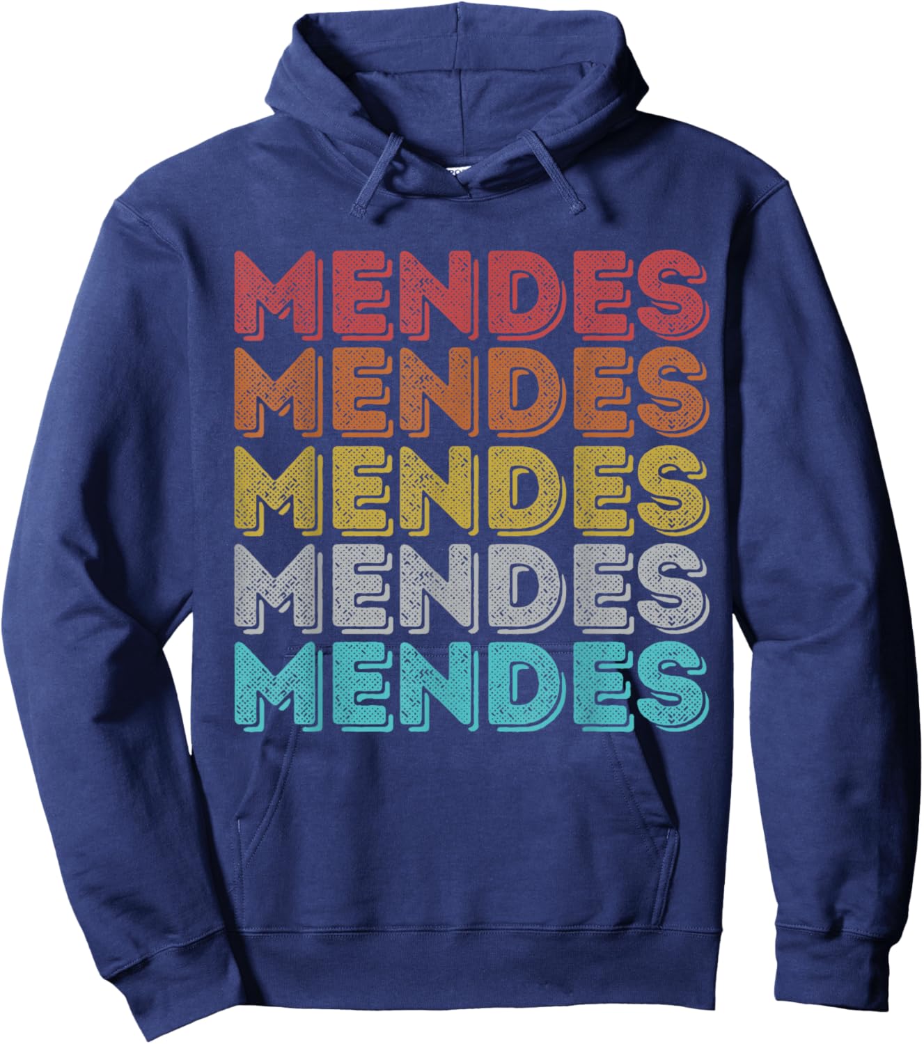 Vintage Retro Mendes Hoodie - Hoodie | Navy