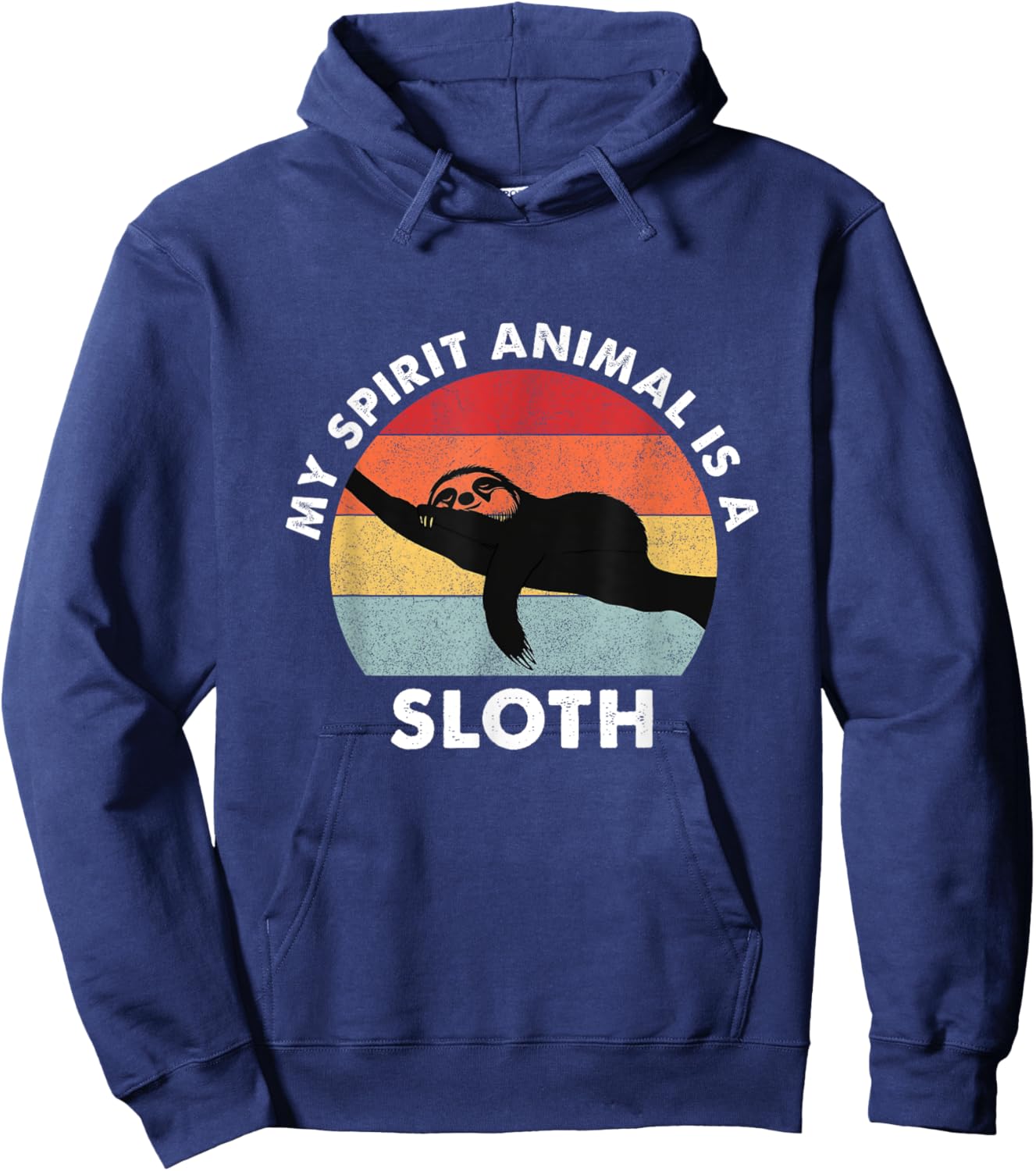 My Spirit Animal Is A Sloth Hoodie - Hoodie | Navy