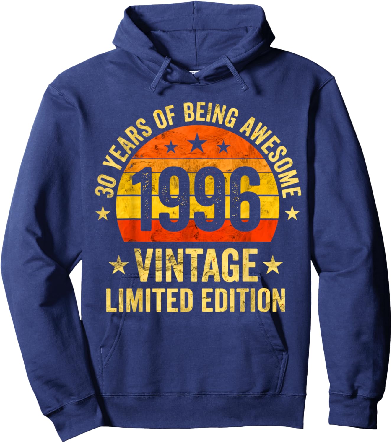 Vintage 1996 Limited Edition 30 Year Old 30th Birthday Hoodie - Hoodie | Navy