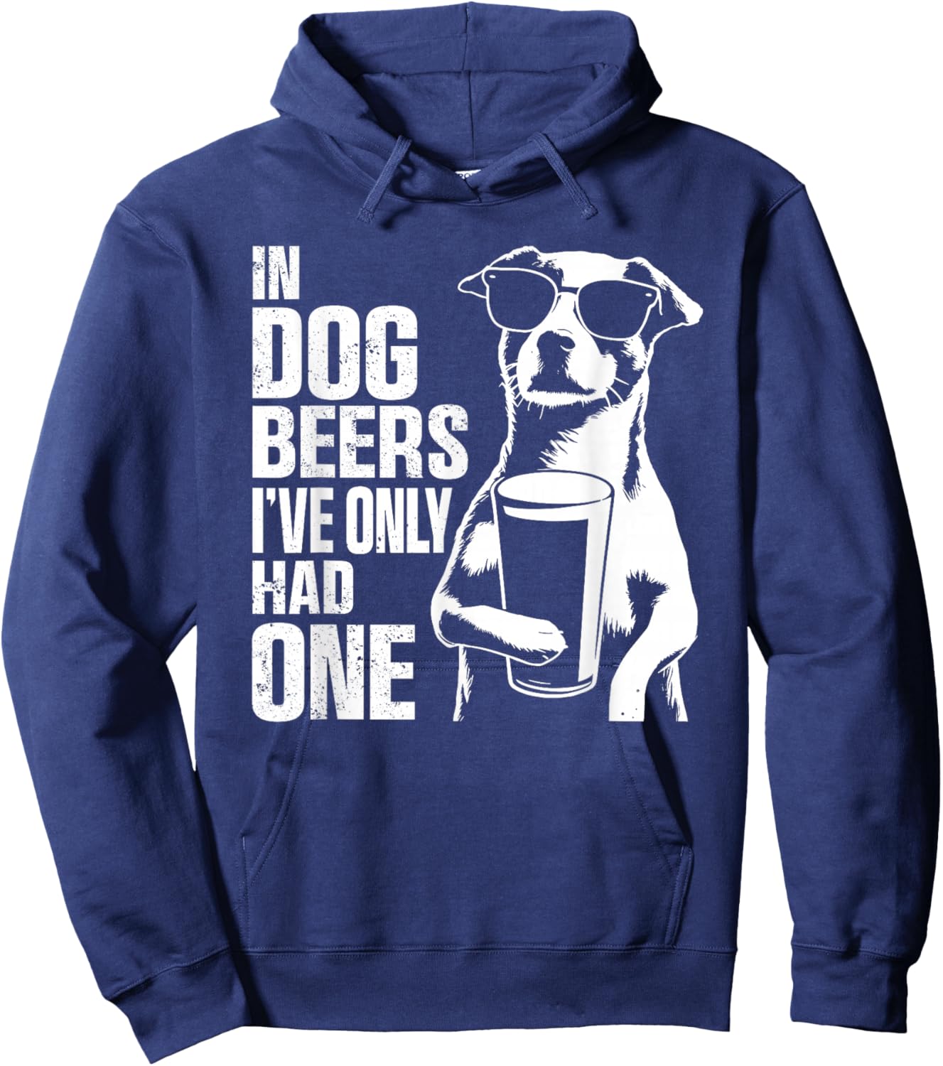 Retro Beer Pun Bar Pub Crawl Party Men Women Funny Beer Hoodie - Hoodie | Navy