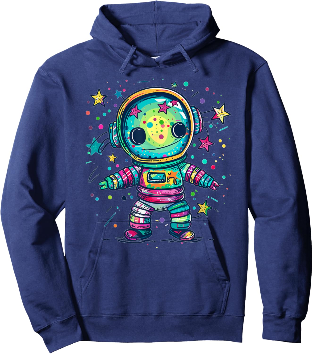 Outer Space Voodoo Doll I Space Hoodie - Hoodie | Navy