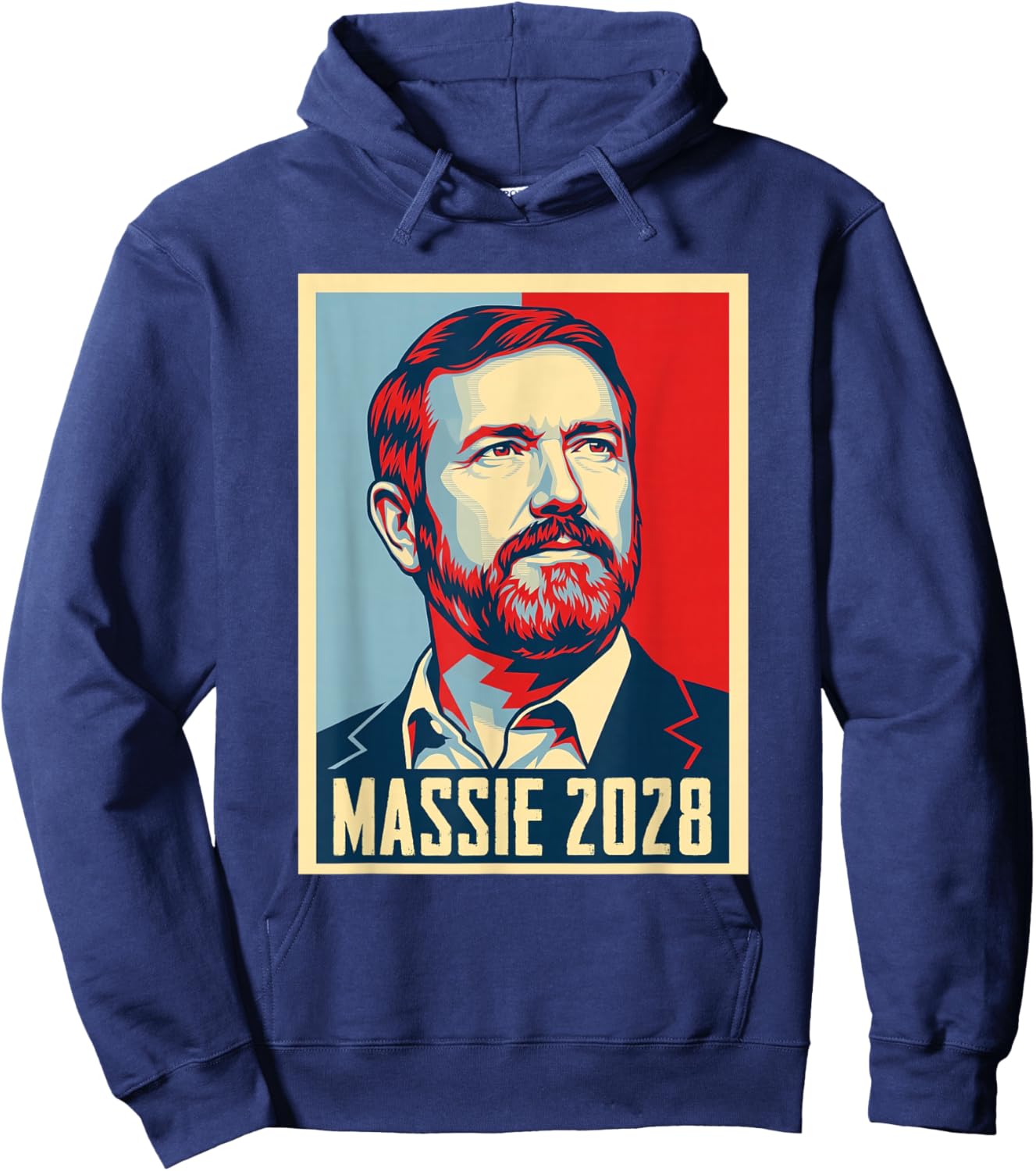 Hope Massie 2028 for President Thomas Massie 2028 Hoodie - Hoodie | Navy