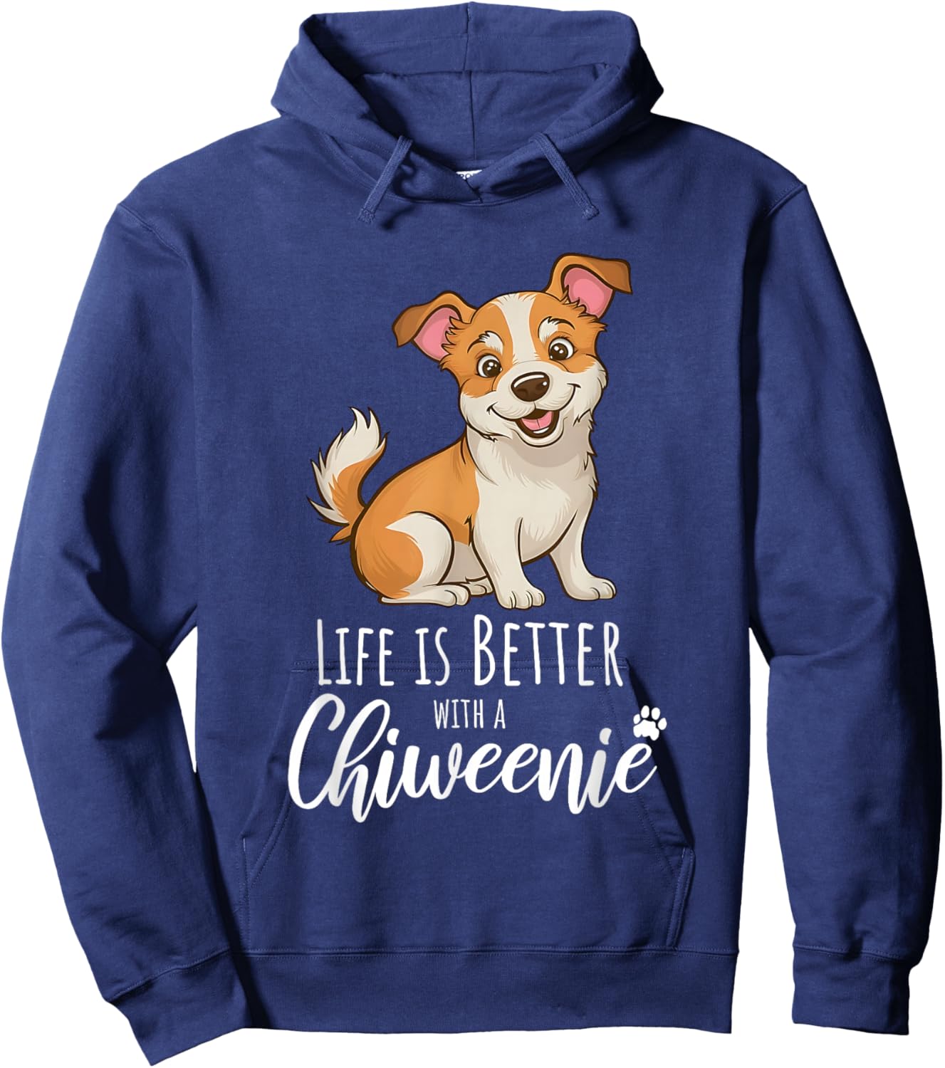 Life is Better With a Chiweenie - Chiweenie Dog Lovers Hoodie - Hoodie | Navy
