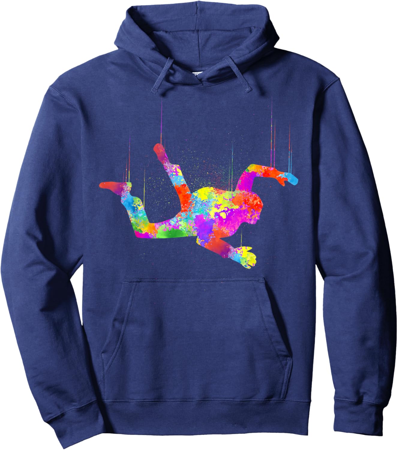 Cool Skydiving Art Women Indoor Skydive Sky Diving Hoodie - Hoodie | Navy