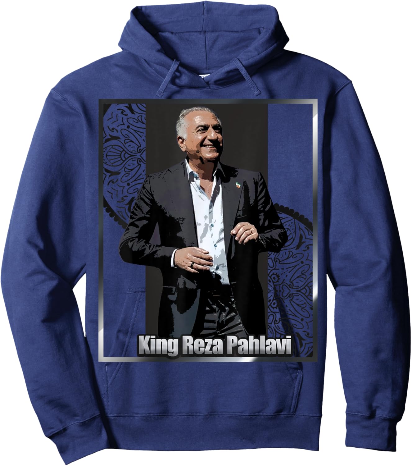 King Reza Pahlavi Hoodie - Hoodie | Navy