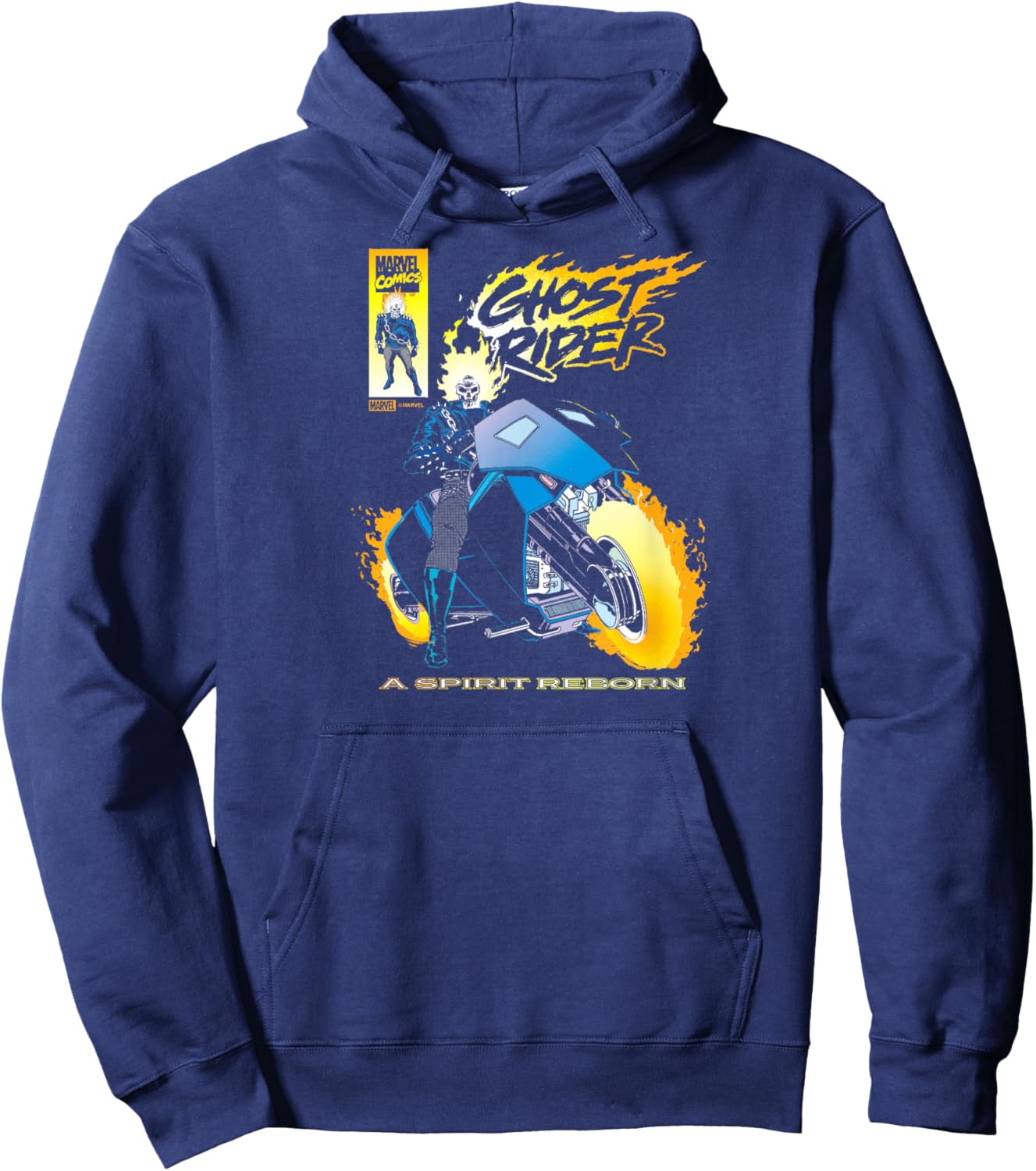 Ghost Rider - Comic Cover Hoodie - Hoodie | Navy