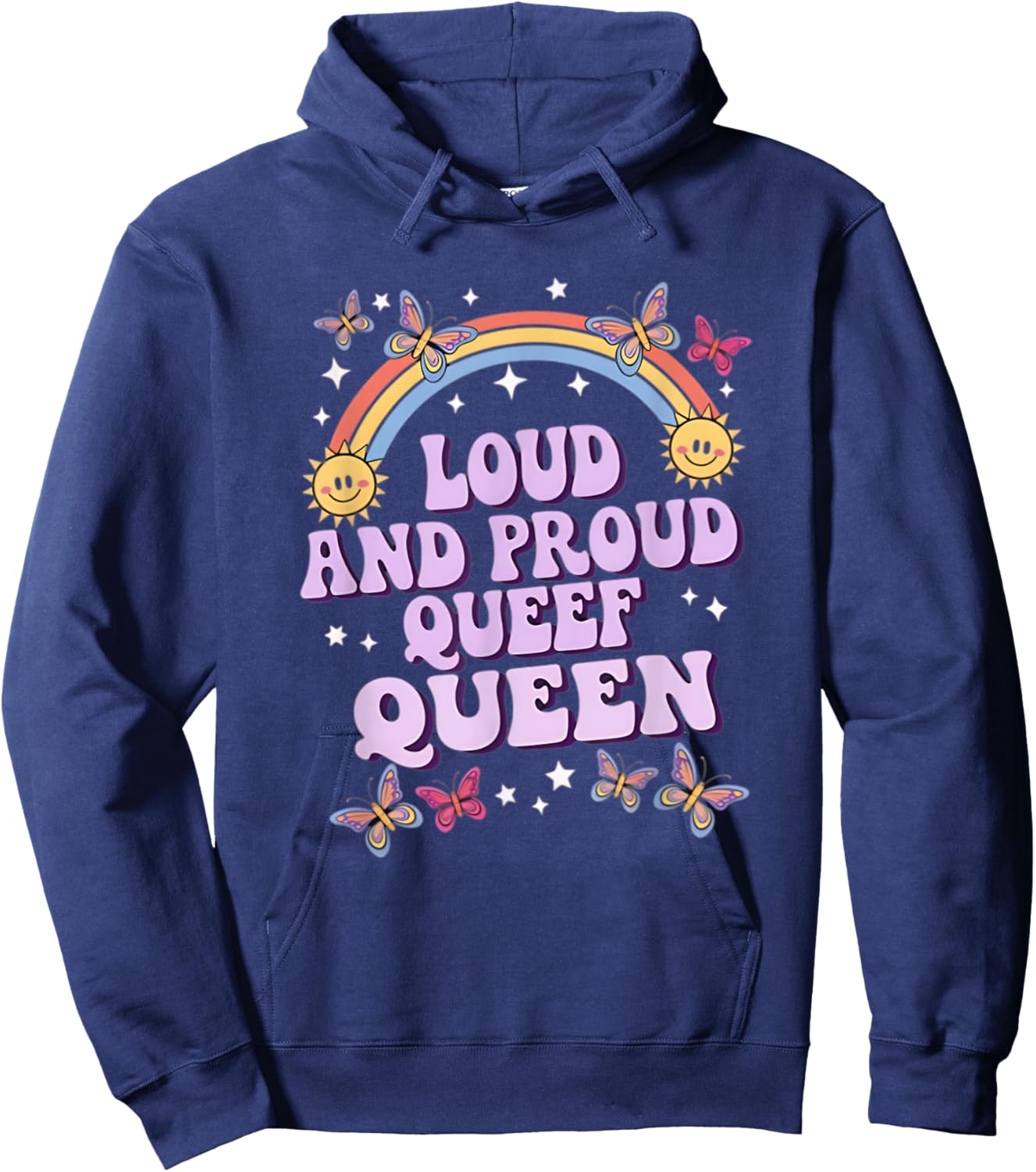 Funny Inappropriate Embarrassing Gag Meme Adult Humor Women Hoodie - Hoodie | Navy