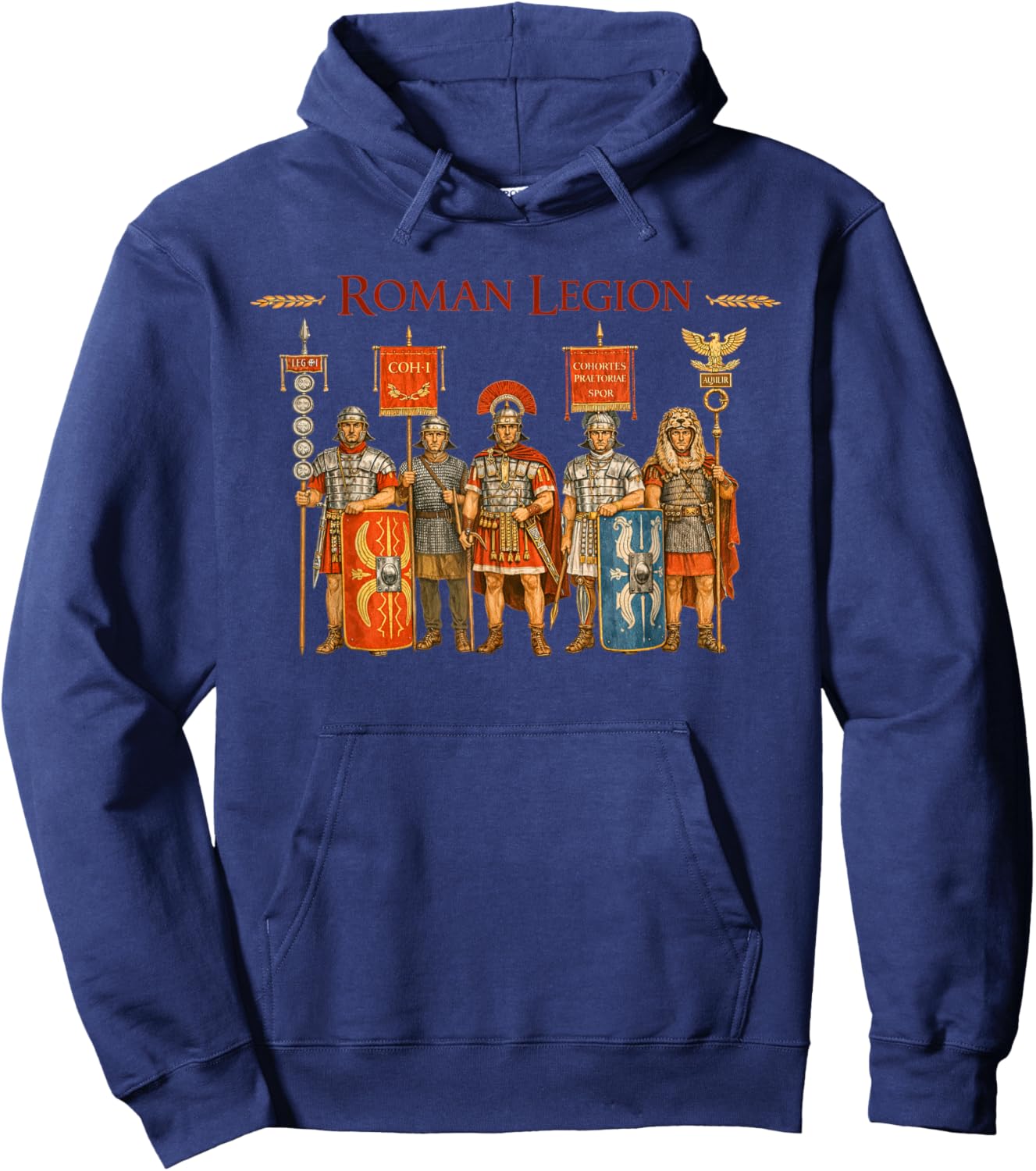 Römische Legion Soldaten Antikes Rom Krieger Design Hoodie - Hoodie | Navy