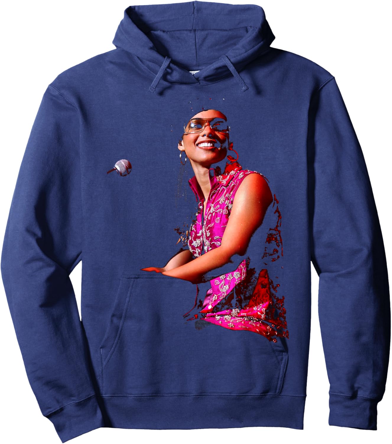 Chansons d'Alicia Keys dans A Minor Fallin' Singer 2002 Hoodie - Hoodie | Navy