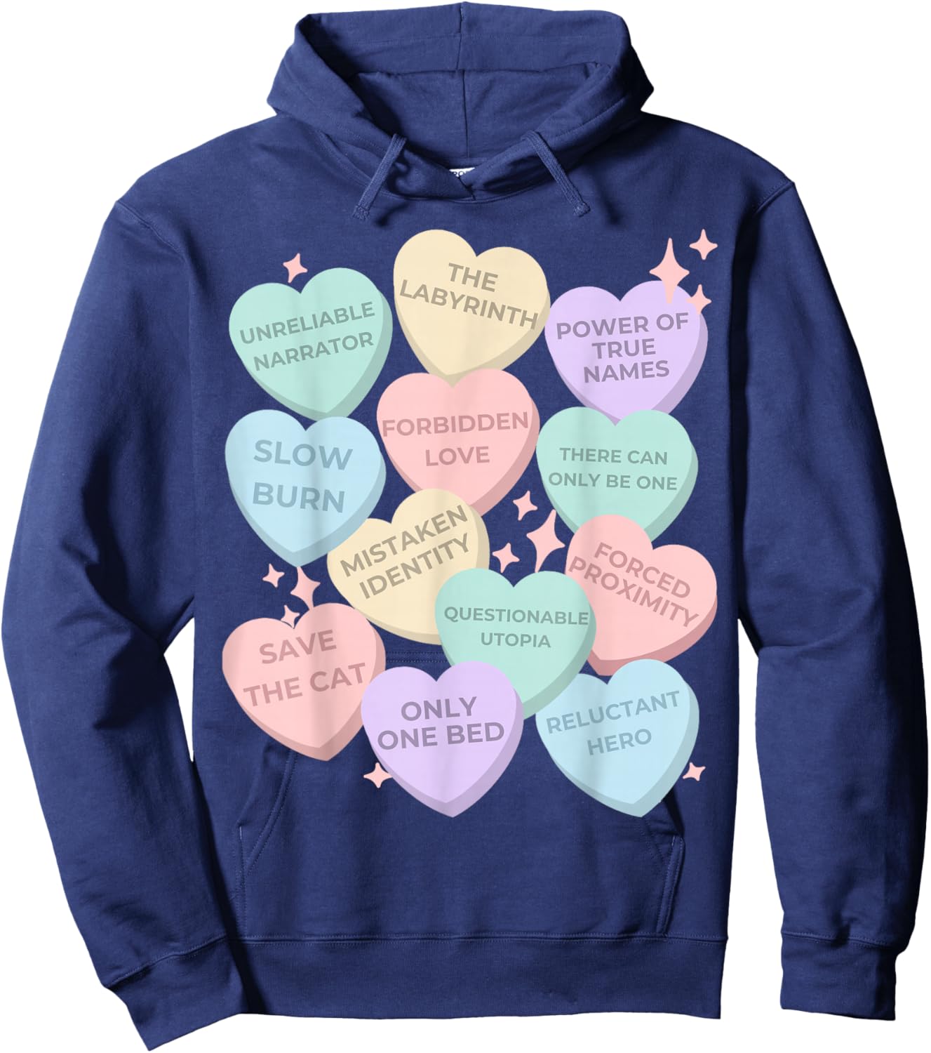 T-Shirt Hoodie - Hoodie | Navy