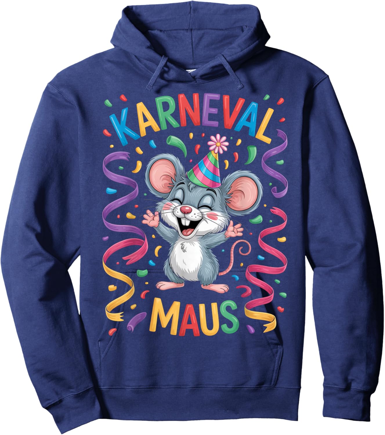 Carnival Mouse Carnival Cologne For Cologne Alaaf Carnival Mouse Hoodie - Hoodie | Navy