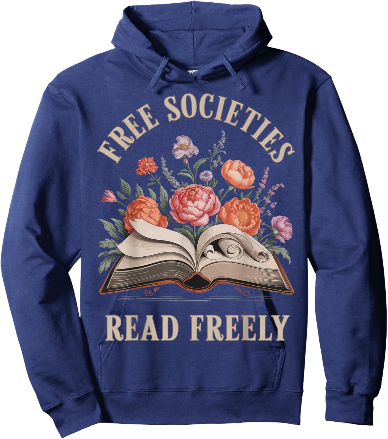 Free Societies Read Freely Hoodie - Hoodie | Navy