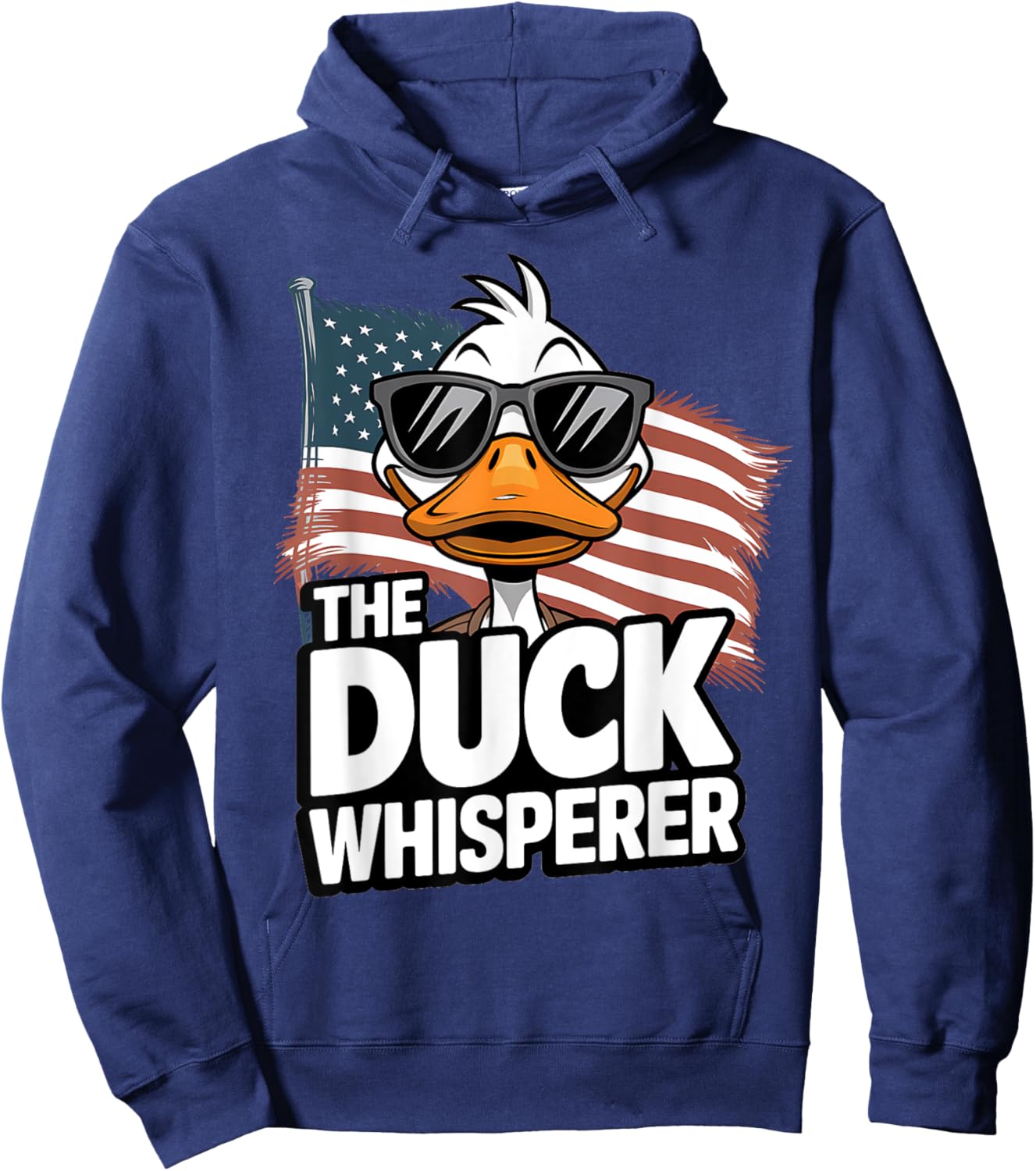 The Duck Whisperer Farmer Animal Farm Funny Women Hoodie - Hoodie | Navy